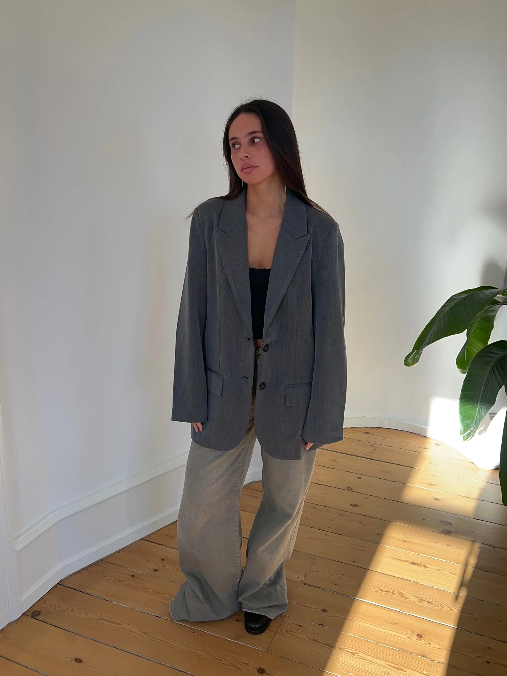 Epsilia oversized blazer - Grey 5 Epsilia oversized blazer - Grey