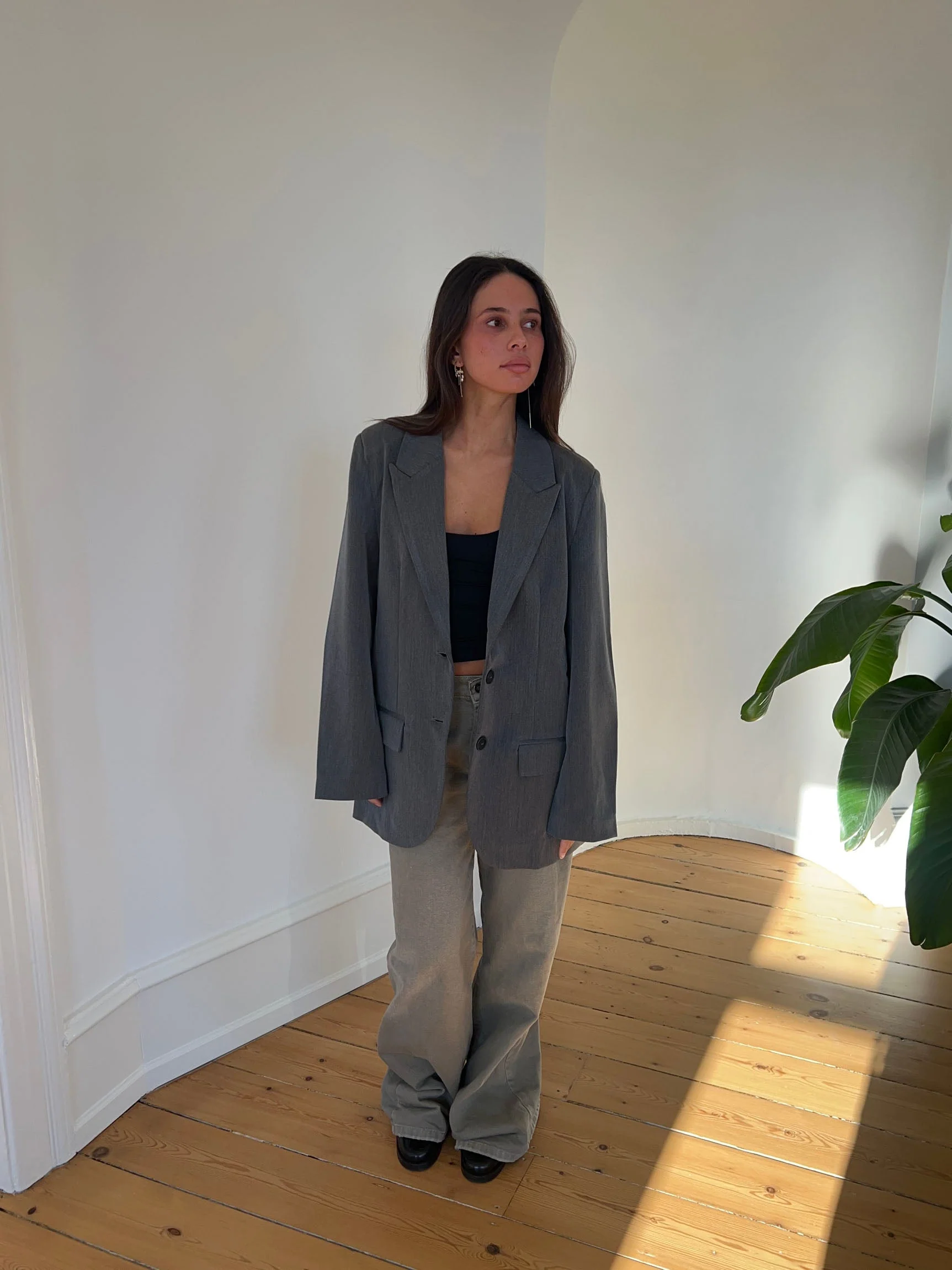 Epsilia oversized blazer - Grey 6 Epsilia oversized blazer - Grey