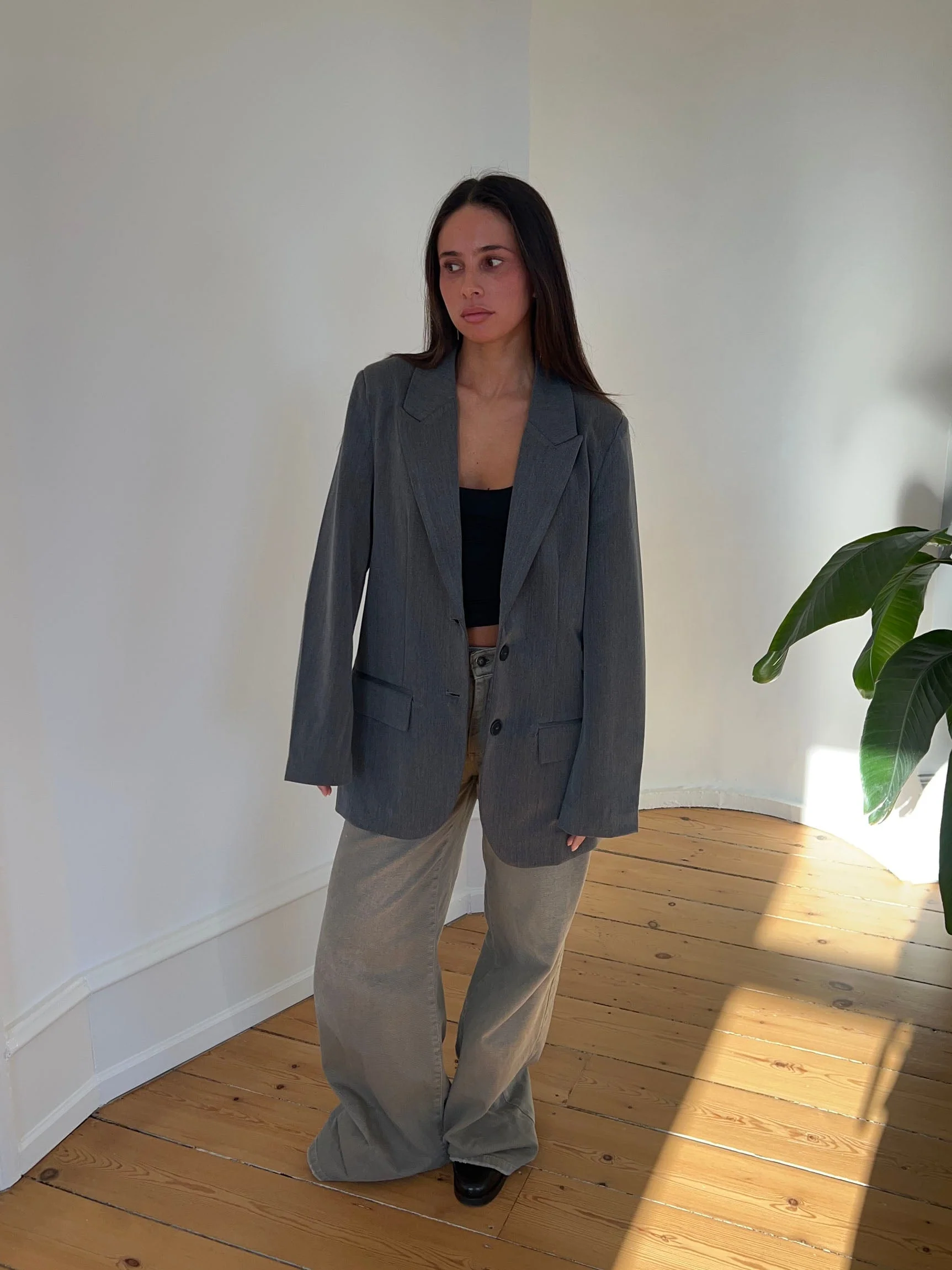 Epsilia oversized blazer - Grey 8 Epsilia oversized blazer - Grey