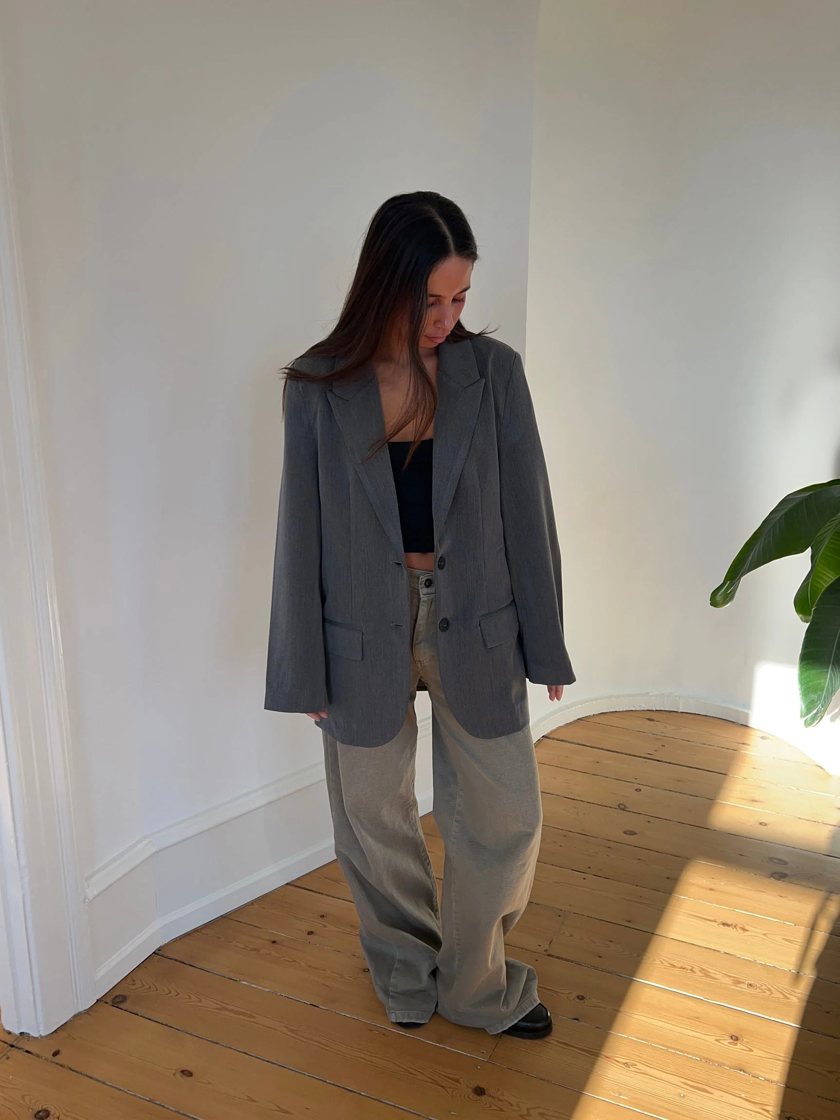 Epsilia oversized blazer - Grey 9 Epsilia oversized blazer - Grey