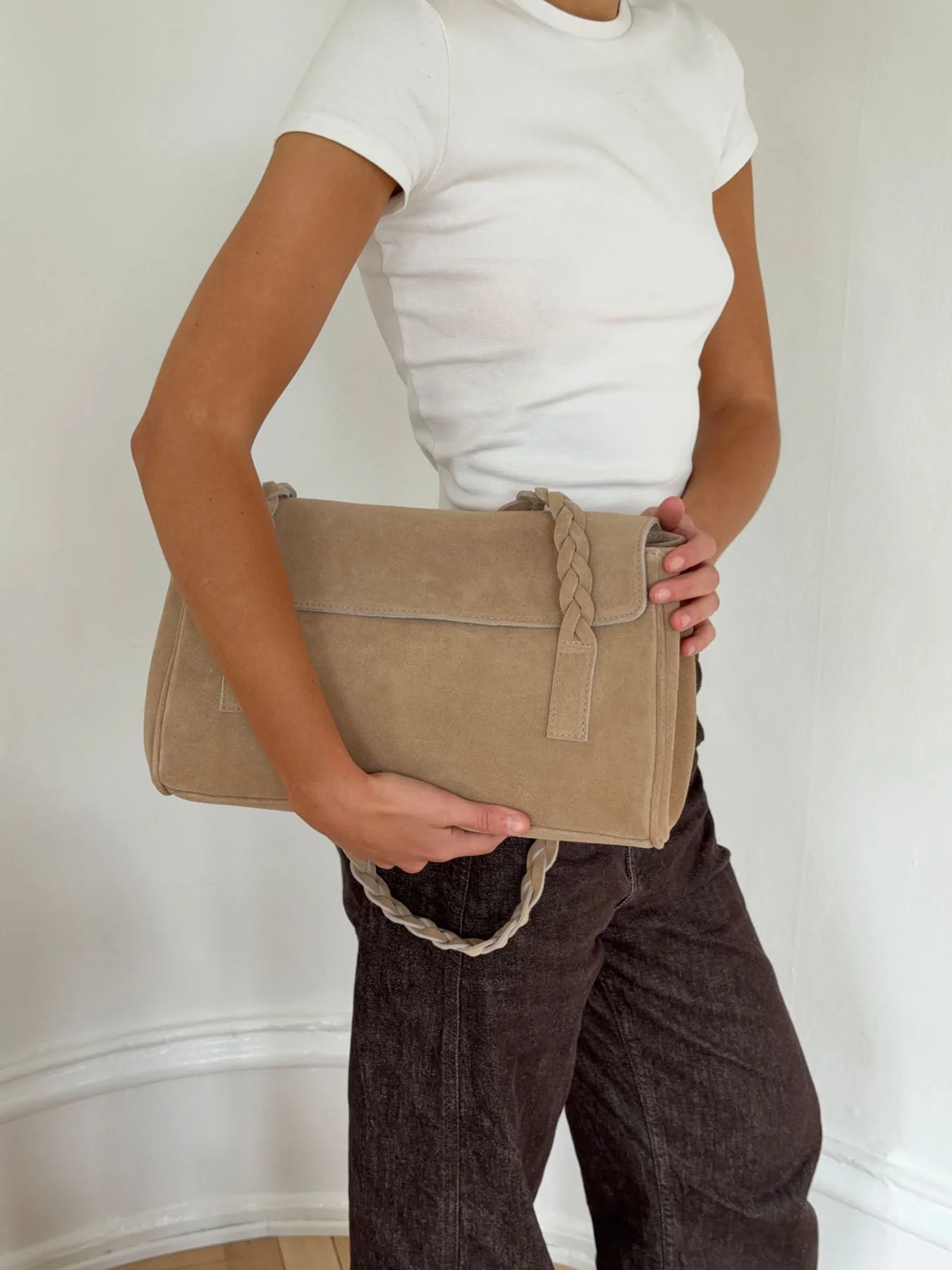 Rowan bag with woven - Brown 4 Rowan bag with woven - Brown