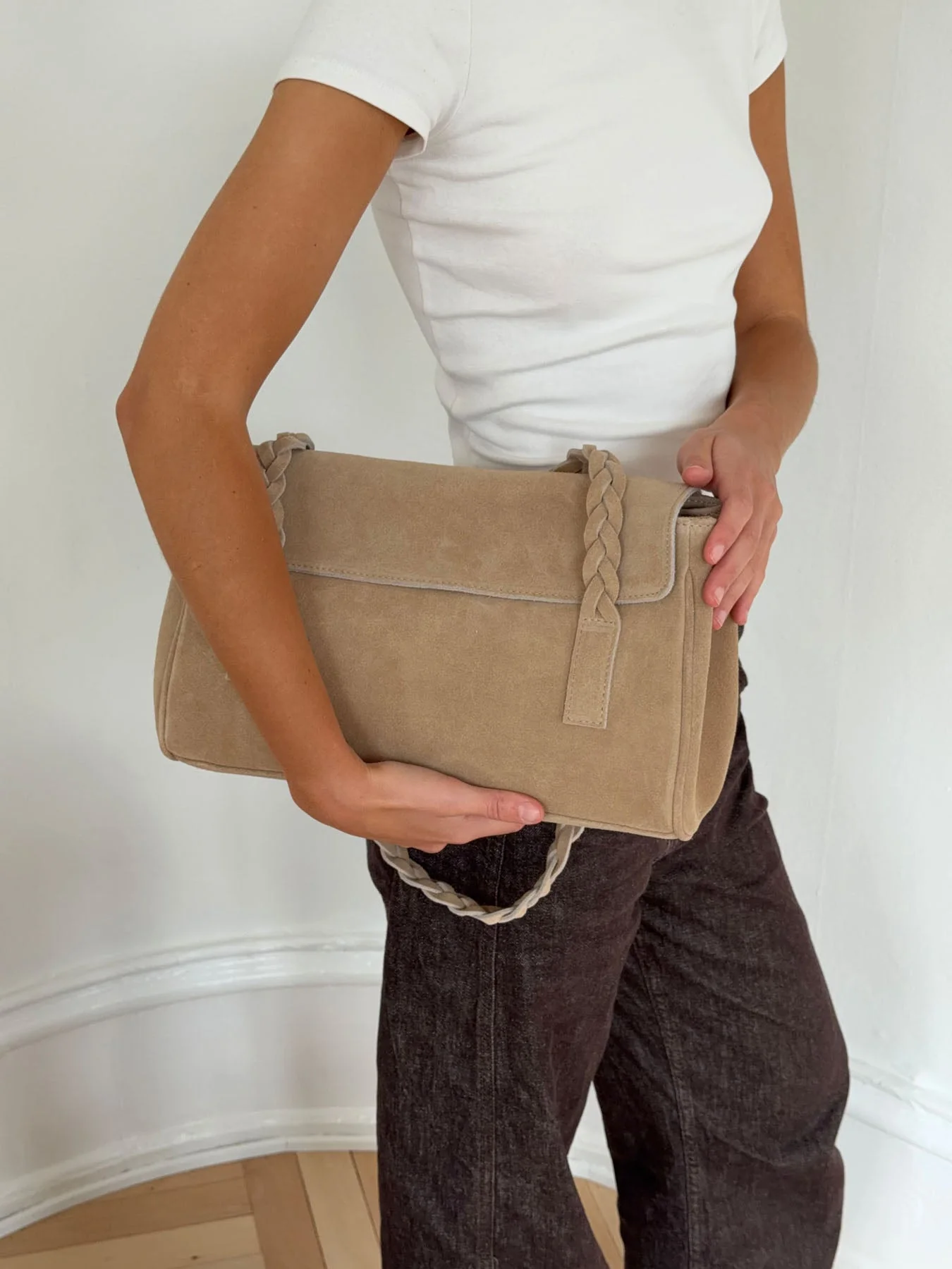 Rowan bag with woven - Brown 7 Rowan bag with woven - Brown