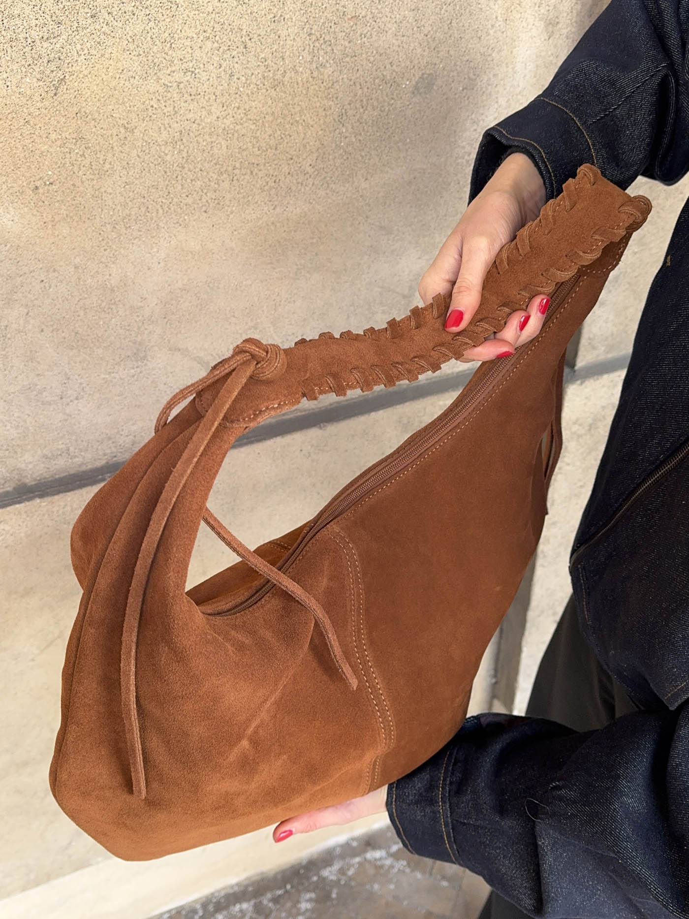 Fiala bag in suede - Brown 12 Fiala bag in suede - Brown