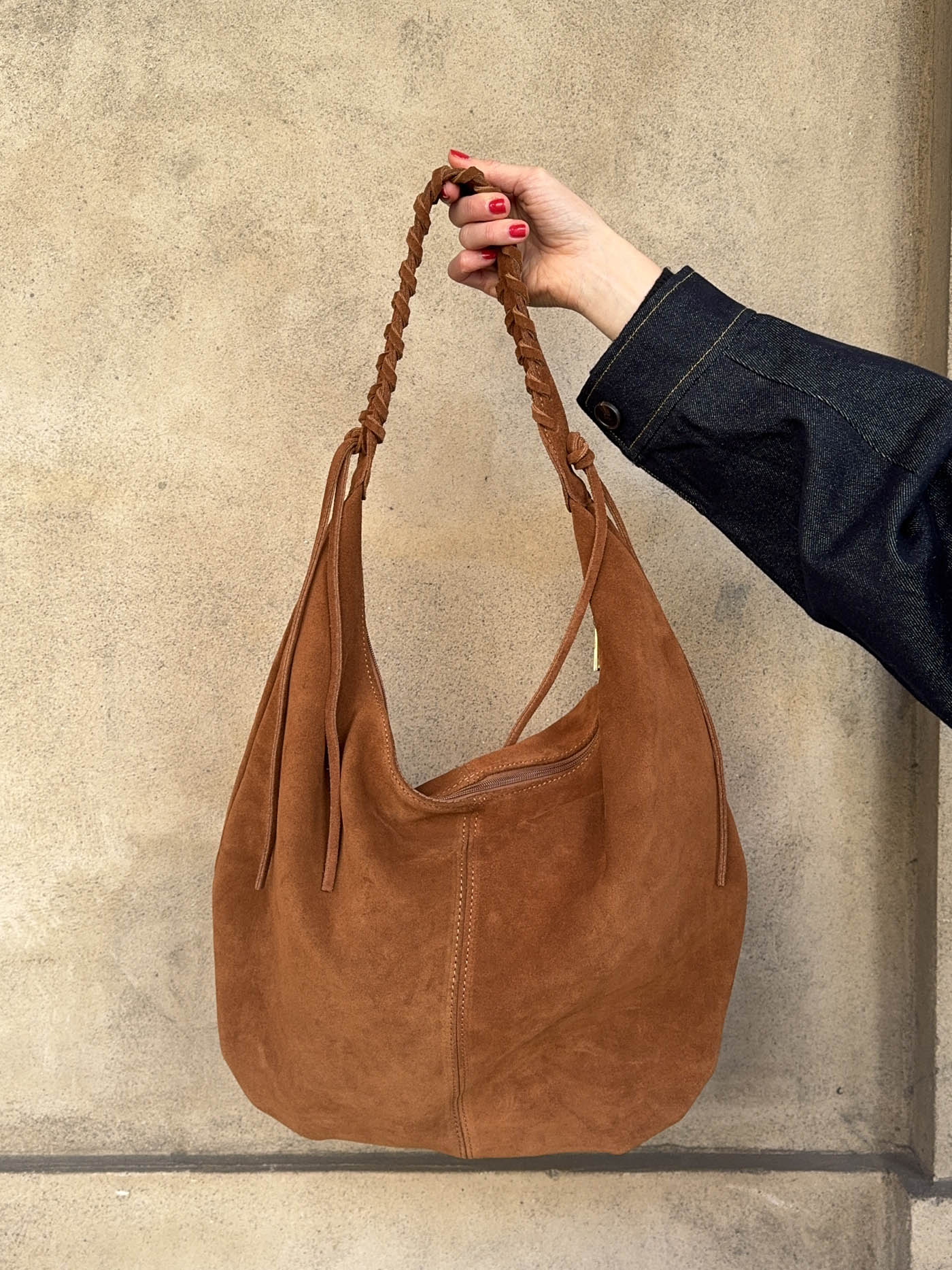 Fiala bag in suede - Brown 3 Fiala bag in suede - Brown