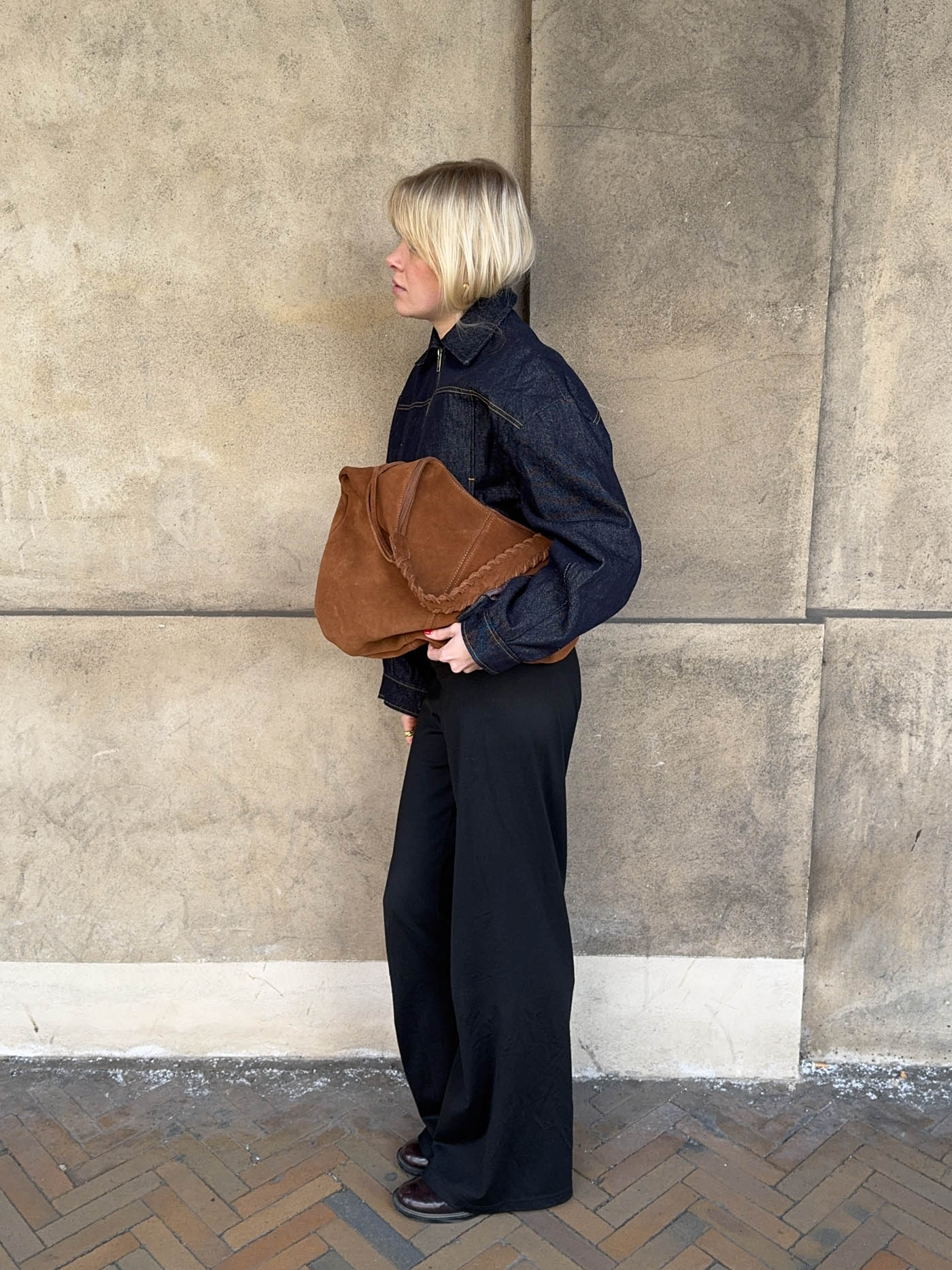 Fiala bag in suede - Brown 4 Fiala bag in suede - Brown