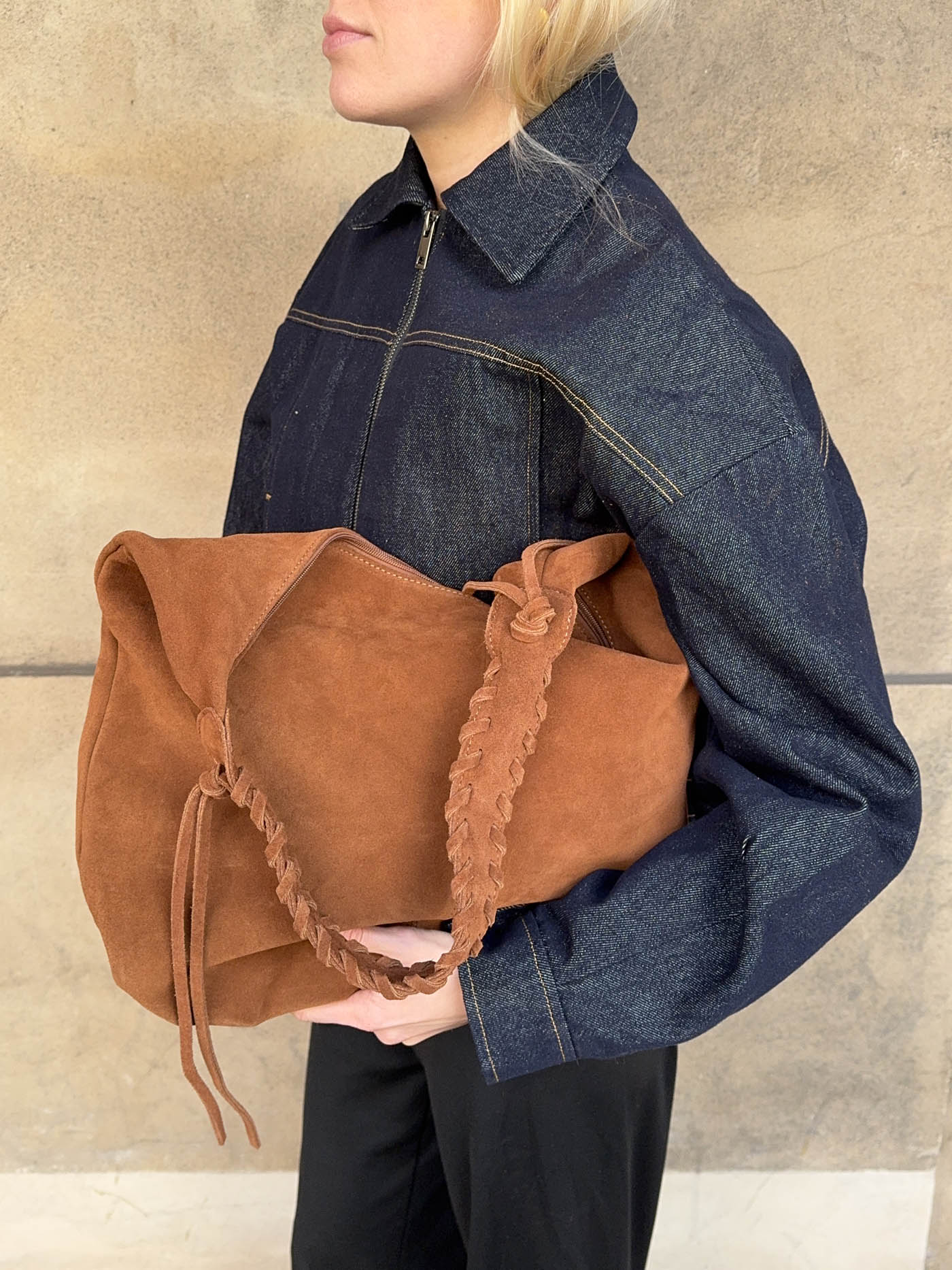 Fiala bag in suede - Brown 6 Fiala bag in suede - Brown