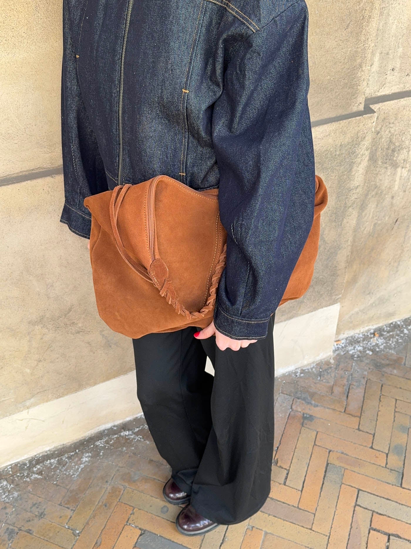 Fiala bag in suede - Brown 7 Fiala bag in suede - Brown