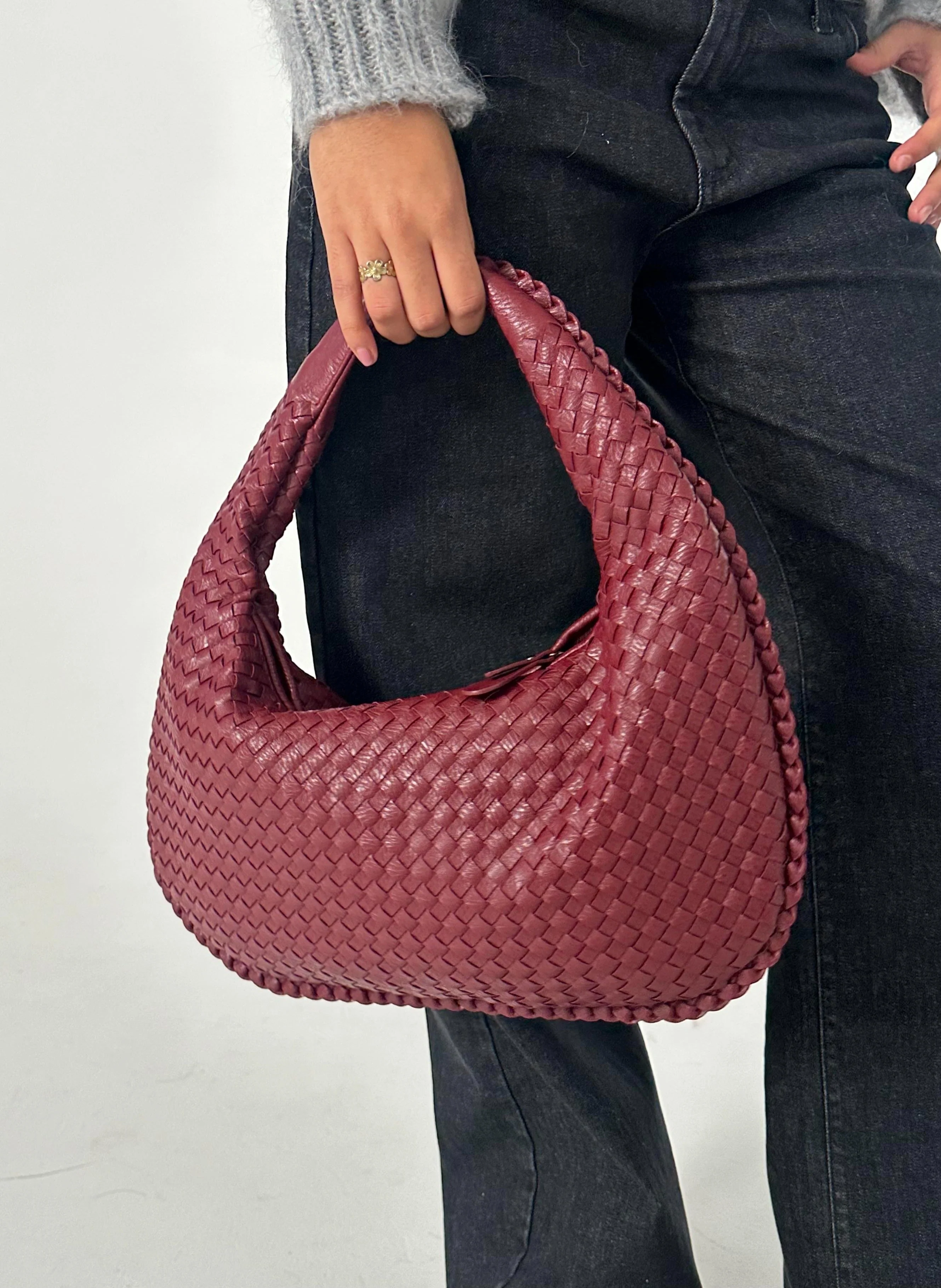 Musthave bag small - Wine red
