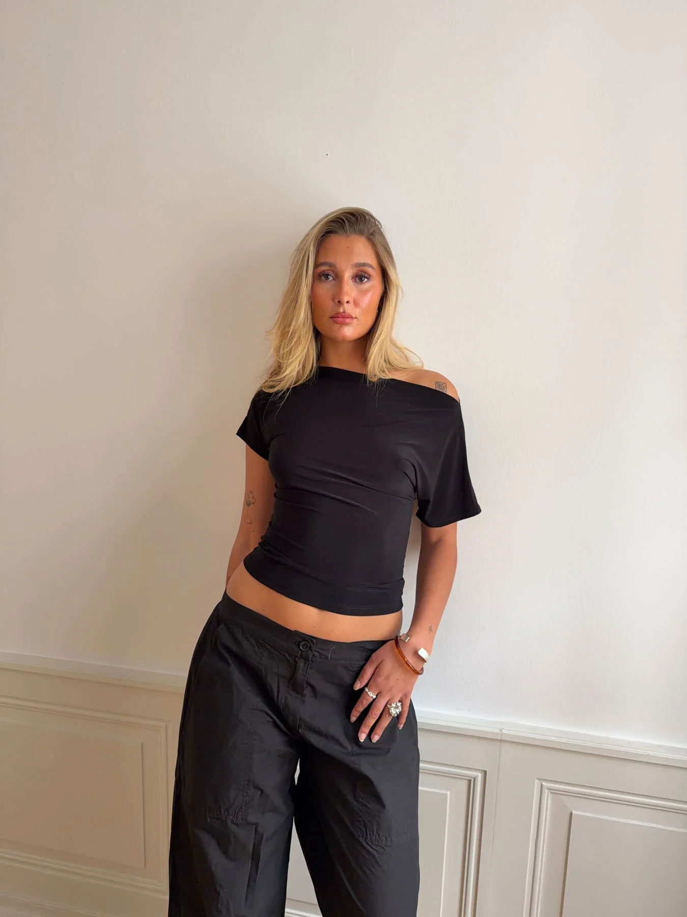 Florine fitted t-shirt - Black 15 Florine fitted t-shirt - Black