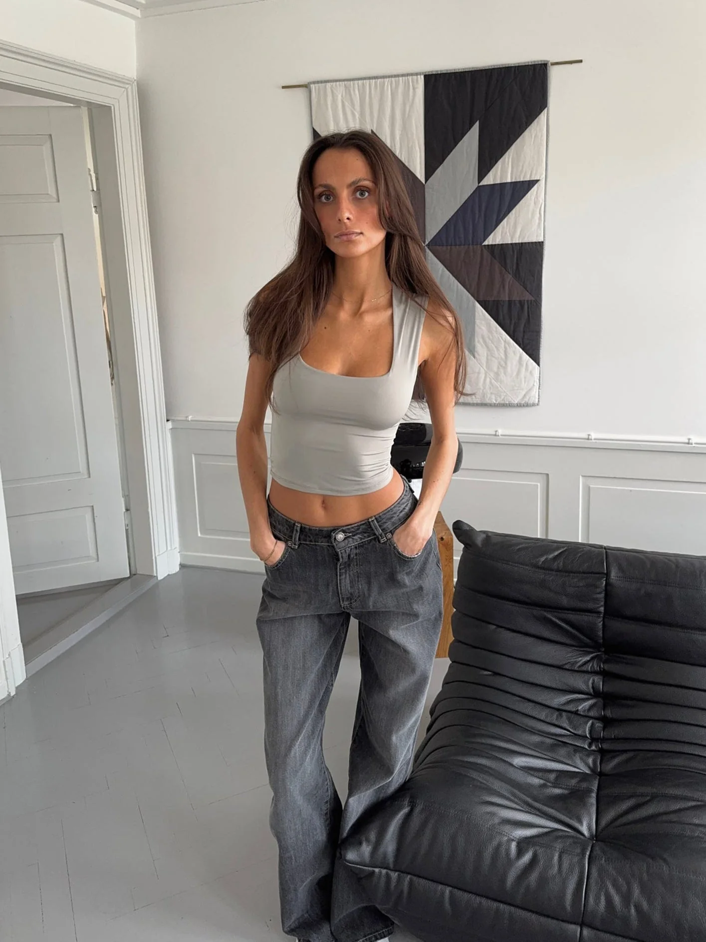 Mone top - Sage green 3 Mone top - Sage green