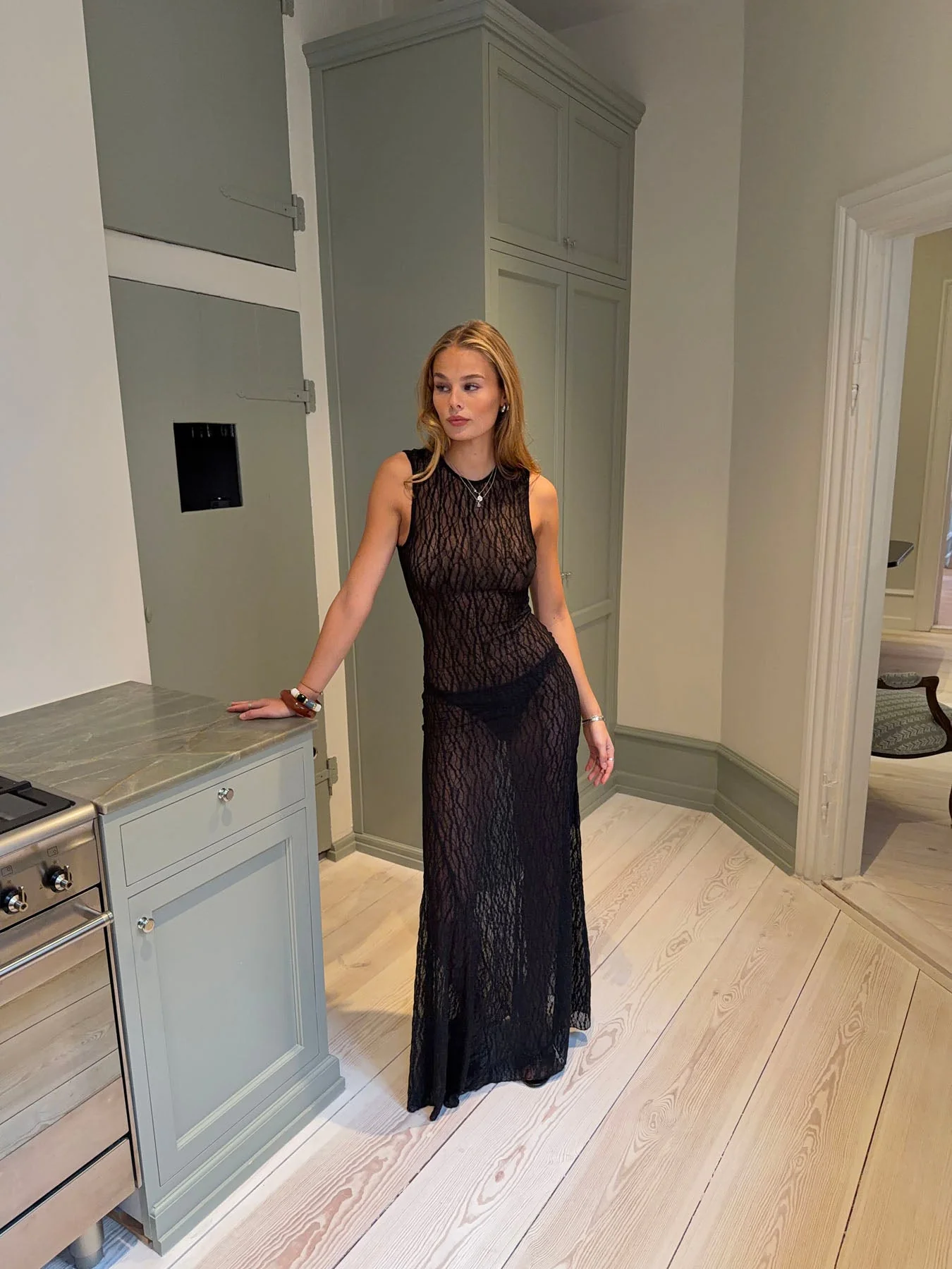 Rosalina dress with lace - Black 12 Rosalina dress with lace - Black