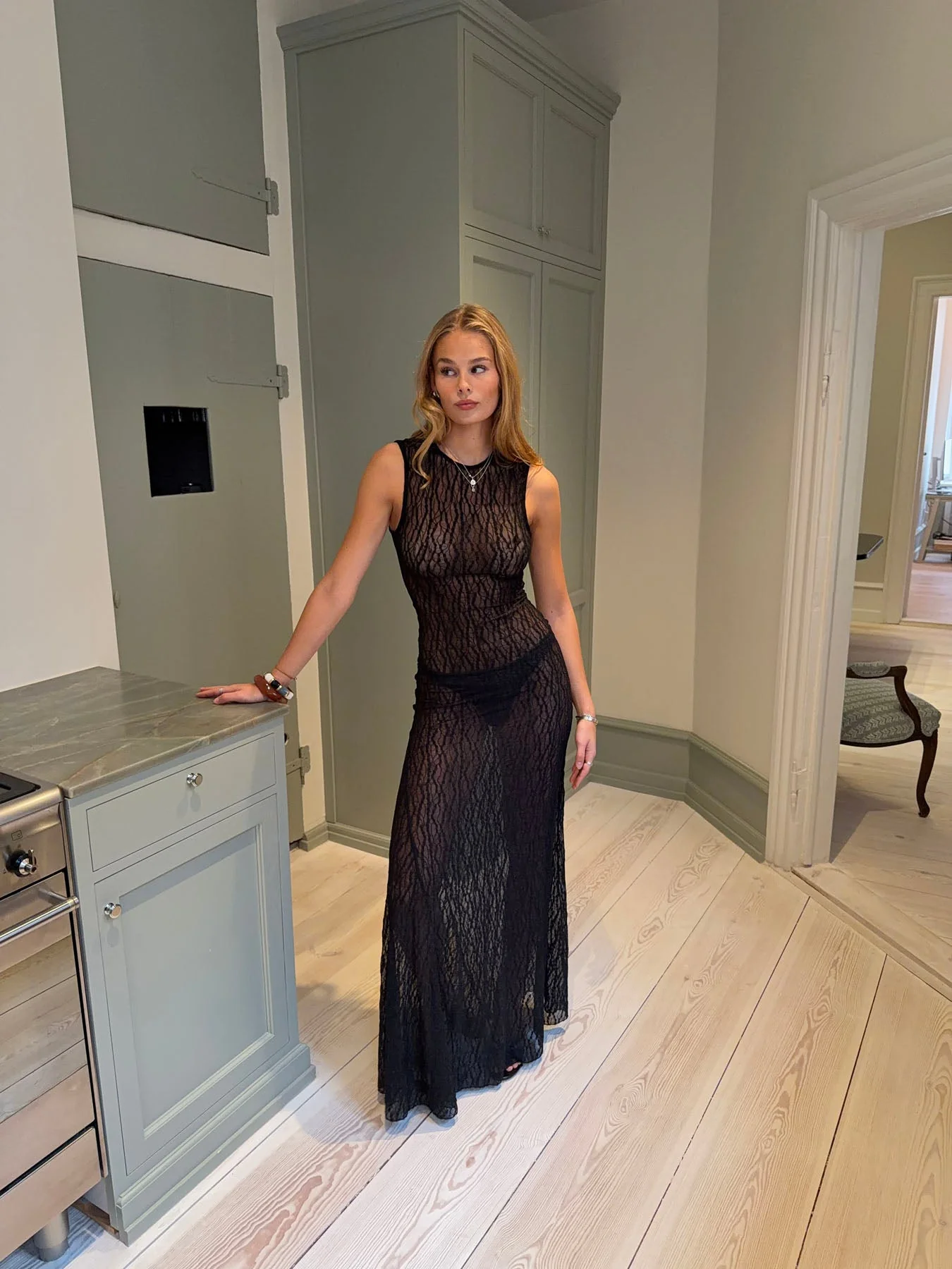 Rosalina dress with lace - Black 14 Rosalina dress with lace - Black