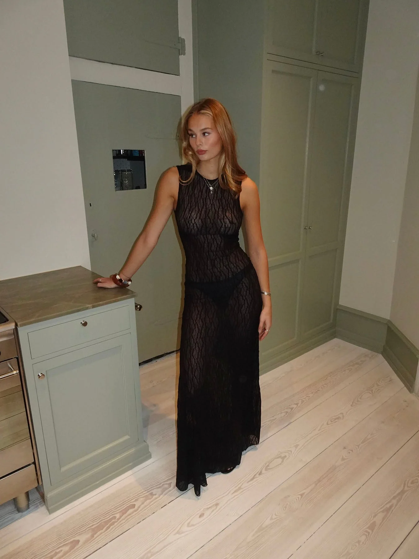 Rosalina dress with lace - Black 5 Rosalina dress with lace - Black