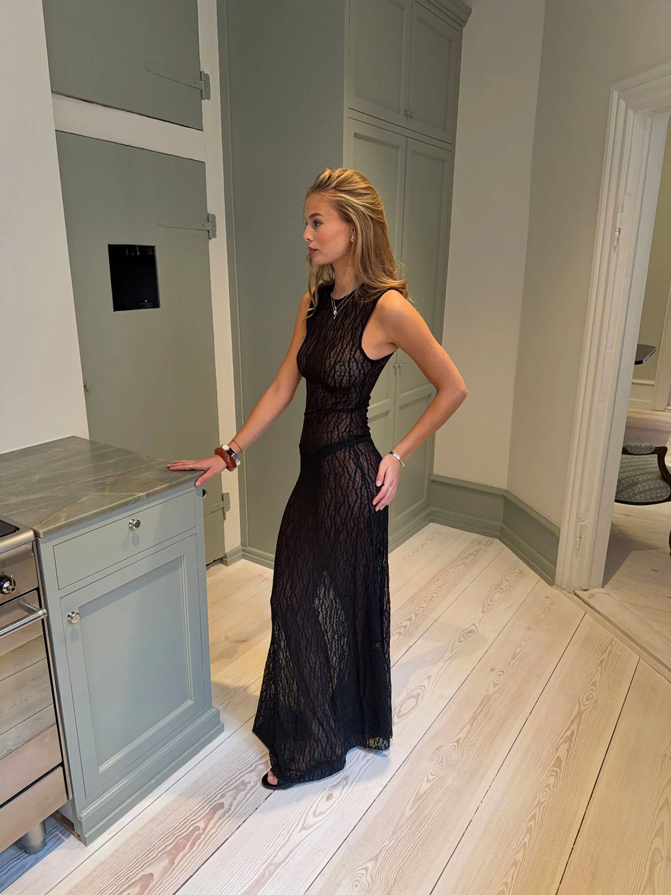 Rosalina dress with lace - Black 7 Rosalina dress with lace - Black