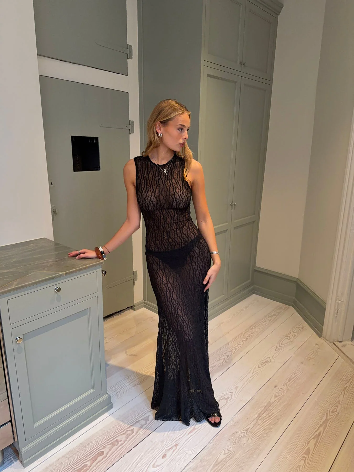Rosalina dress with lace - Black 9 Rosalina dress with lace - Black