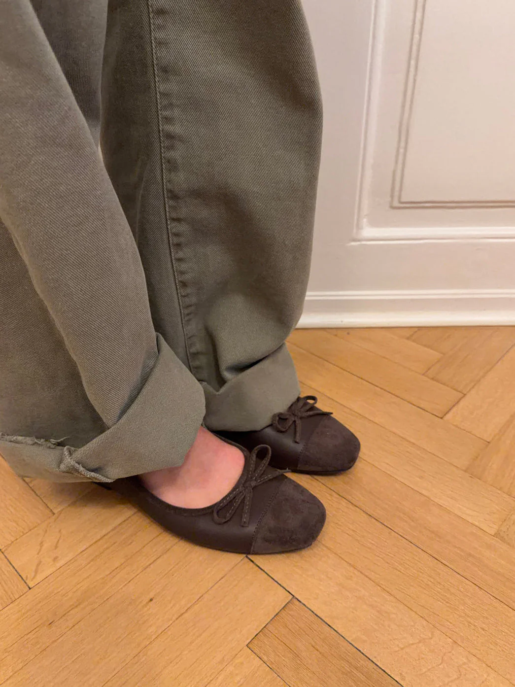 Fione suede ballerinas – Brown 2 Fione suede ballerinas – Brown