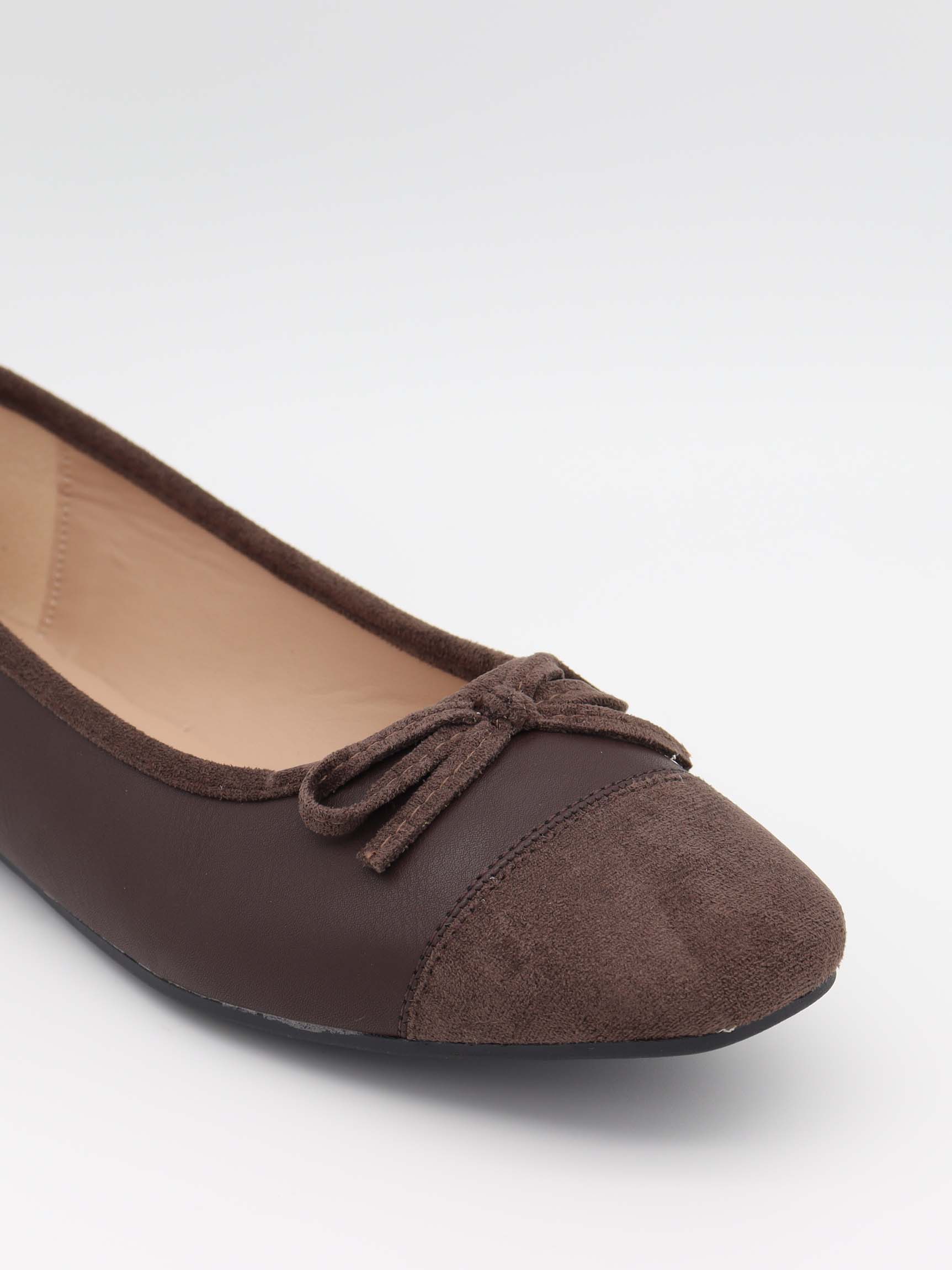 Fione suede ballerinas – Brown 3 Fione suede ballerinas – Brown
