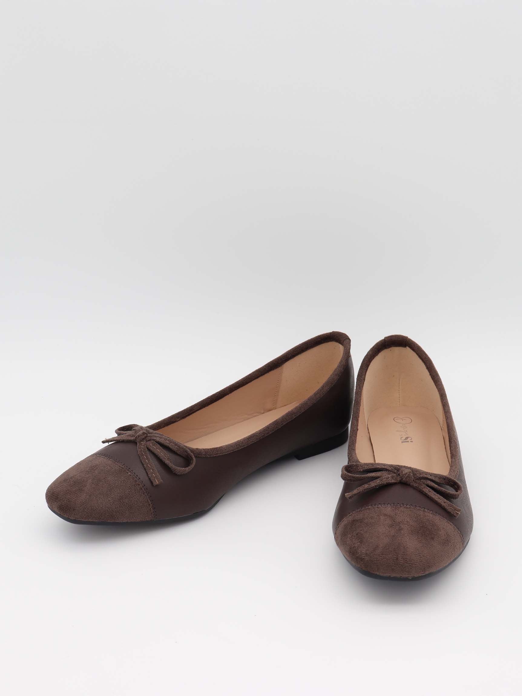 Fione suede ballerinas – Brown 4 Fione suede ballerinas – Brown