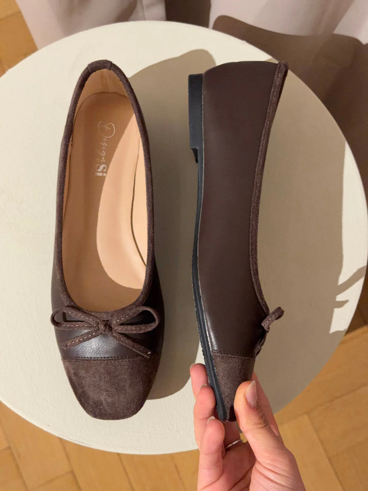 Fione suede ballerinas – Brown 7 Fione suede ballerinas – Brown