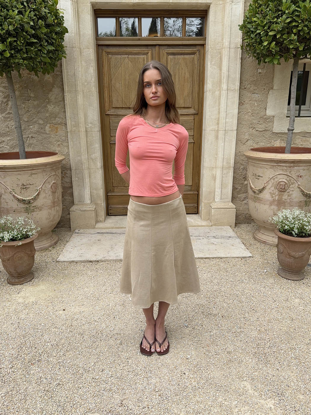 Gemma midi skirt - Beige 7 Gemma midi skirt - Beige