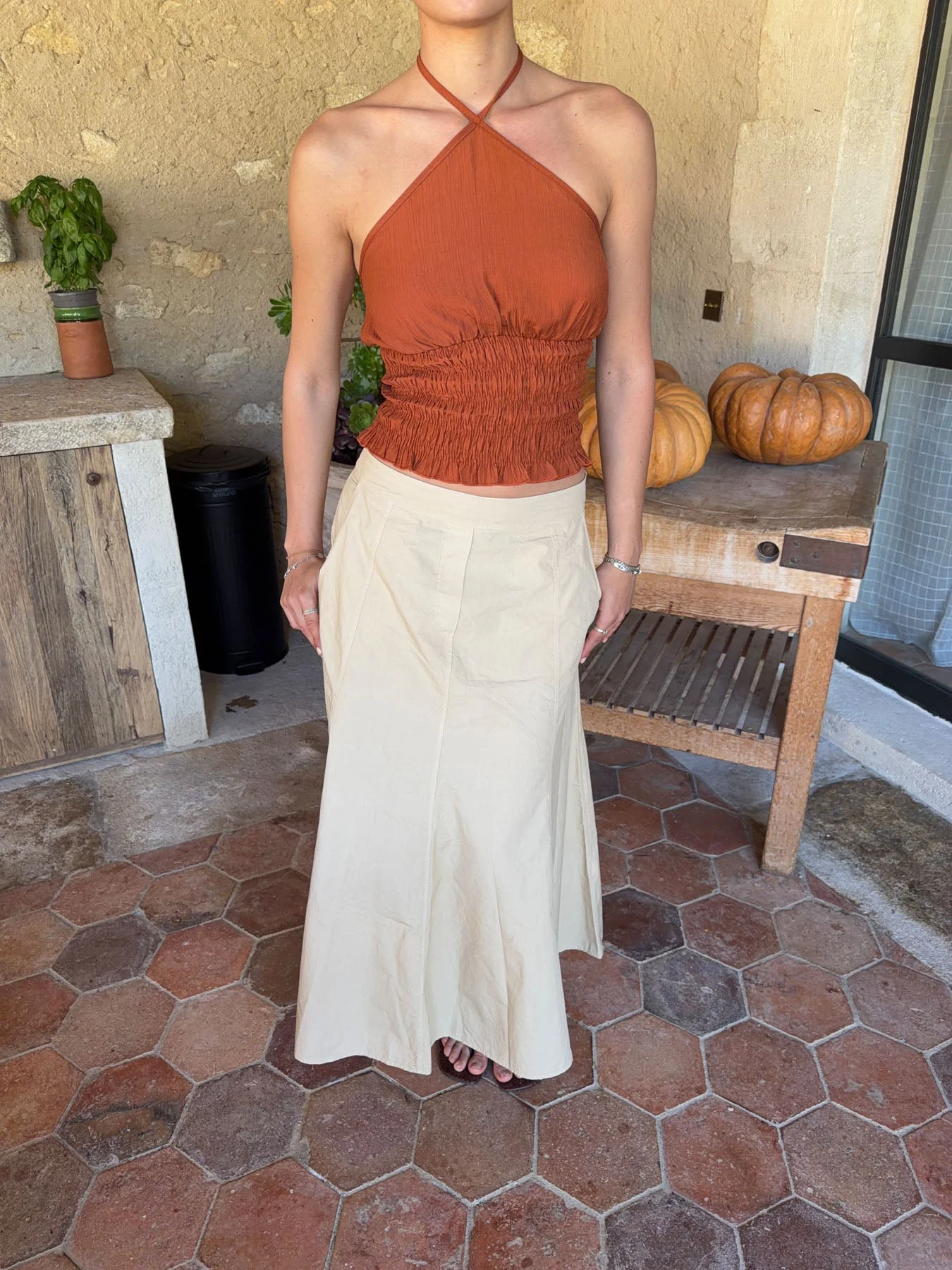 Takini skirt - Beige 2 Takini skirt - Beige