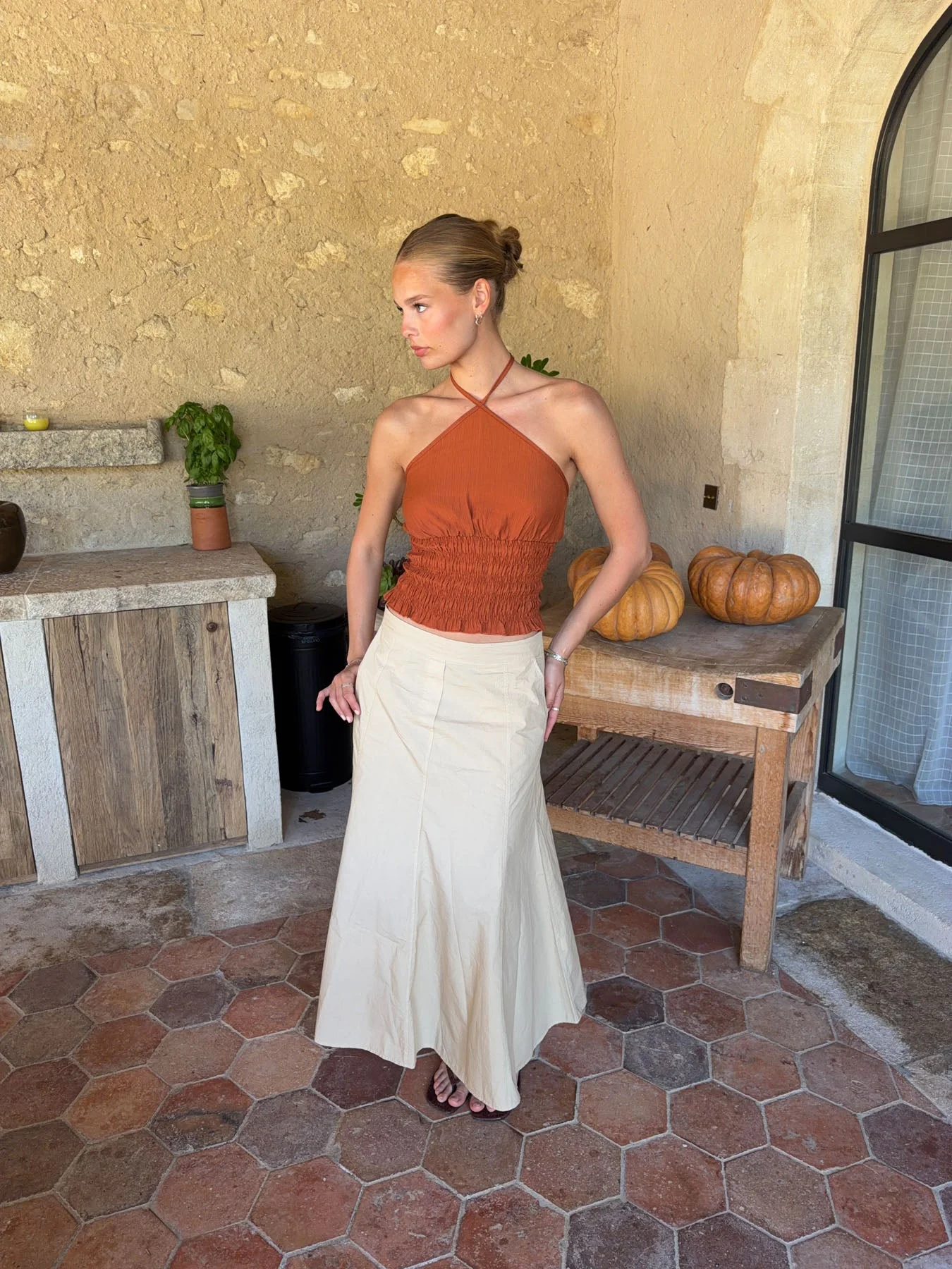 Takini skirt - Beige 4 Takini skirt - Beige