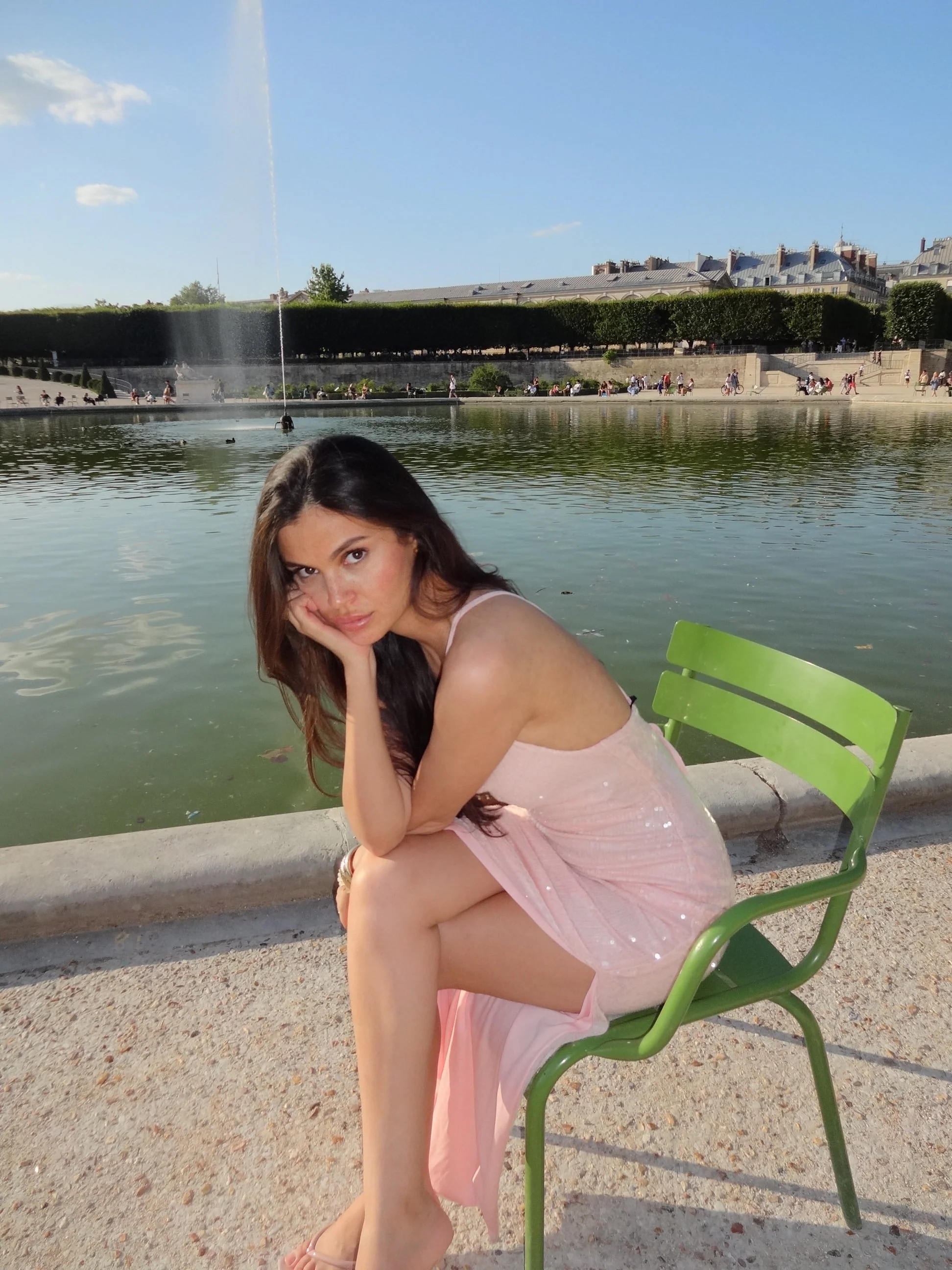 Jullie dress with sequins - Pink 8 Jullie dress with sequins - Pink
