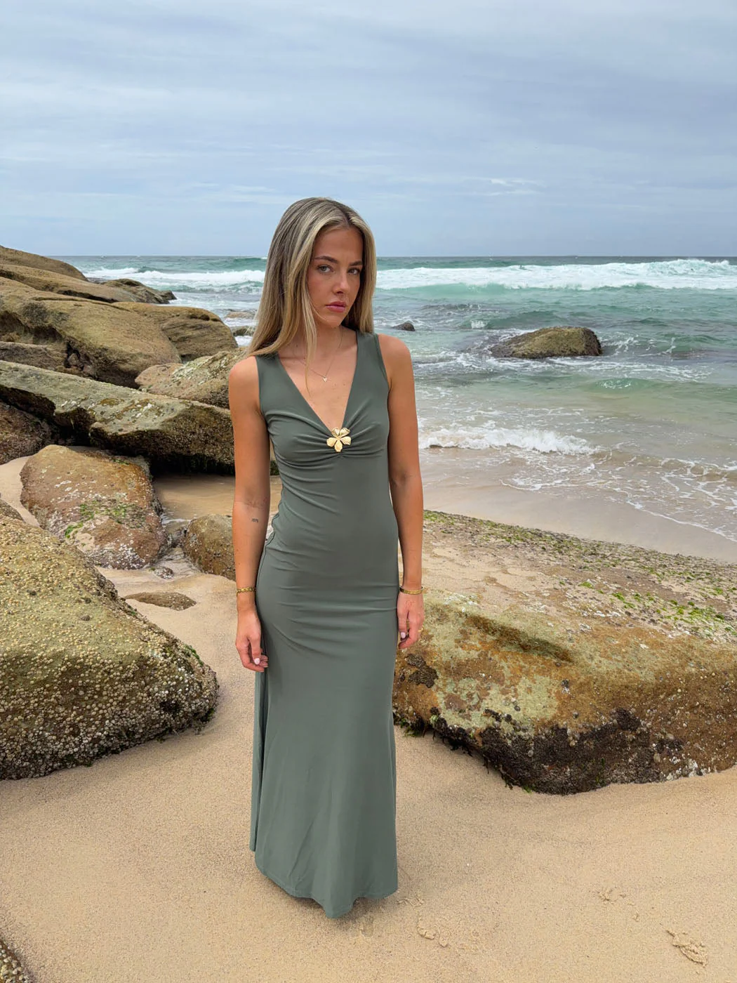 Tita maxi dress - Sage green 7 Tita maxi dress - Sage green