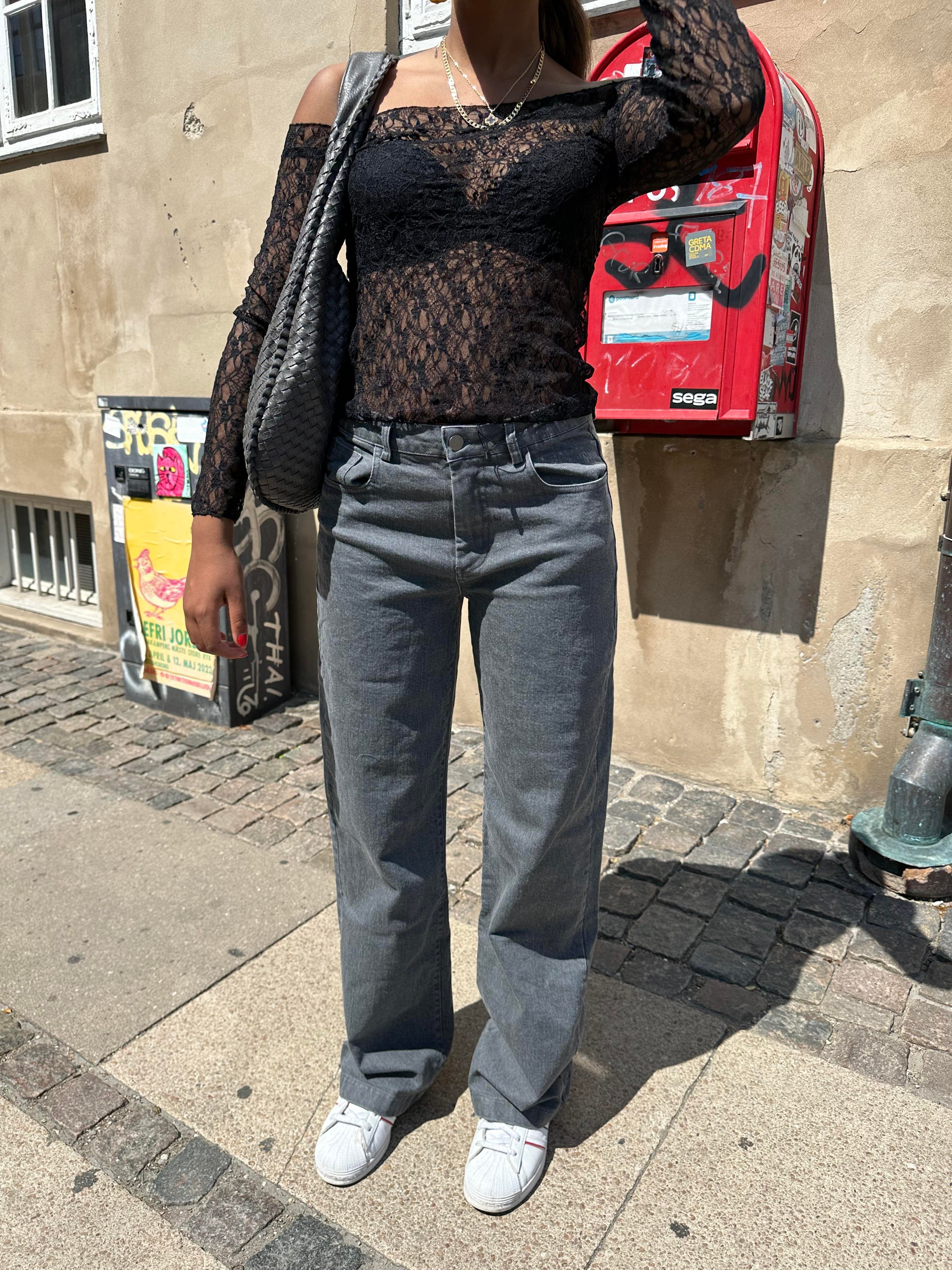 Nuna low waisted jeans - Grey 1 Nuna low waisted jeans - Grey