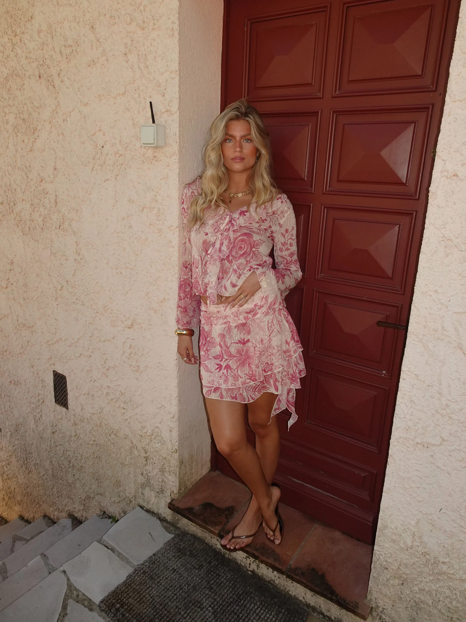 Mari asymmetrical skirt – Pink 15 Mari asymmetrical skirt – Pink