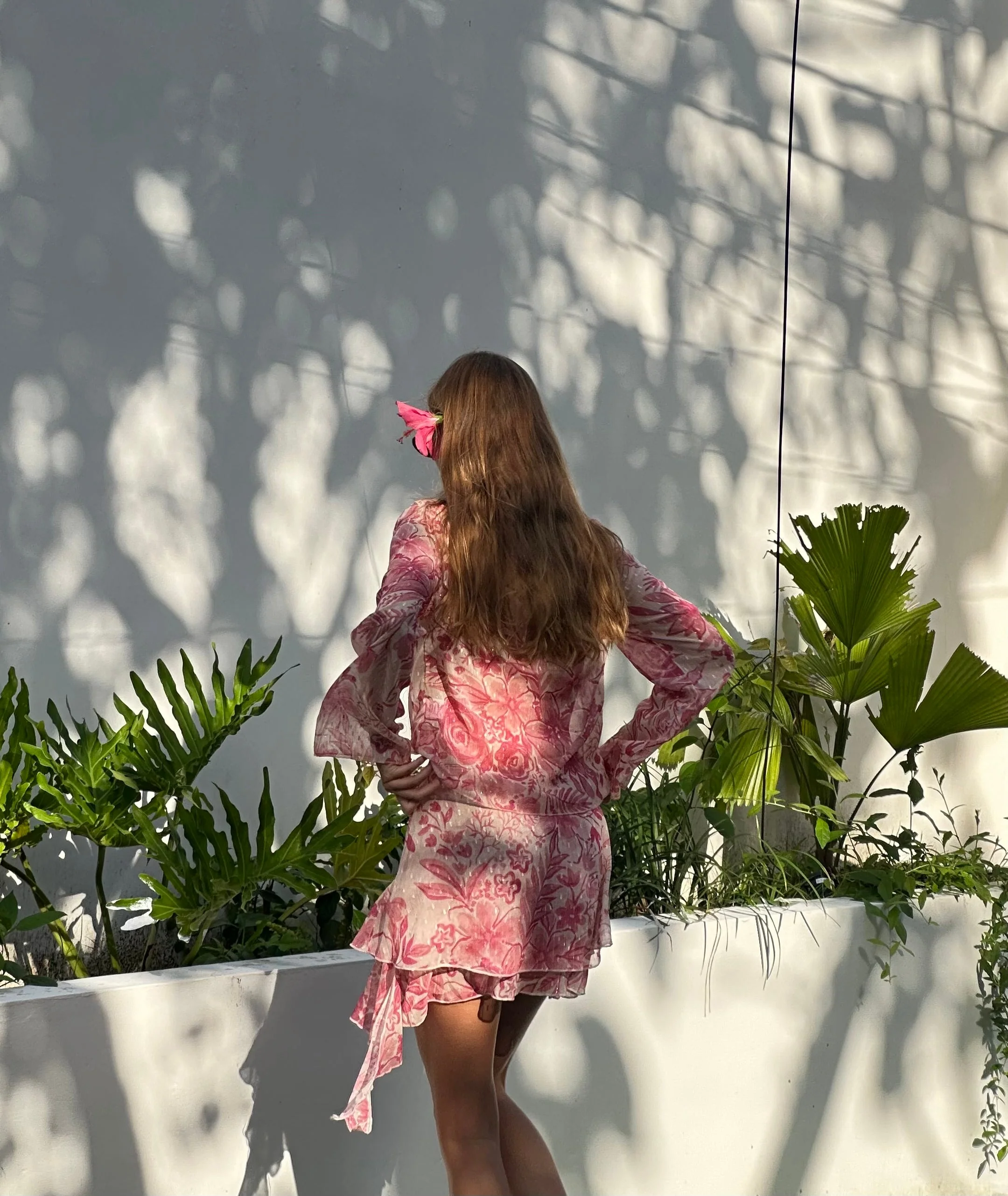 Mari asymmetrical skirt – Pink 5 Mari asymmetrical skirt – Pink