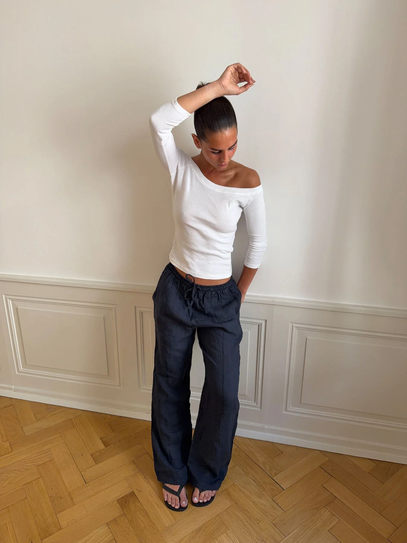 Signe linen pants - Blue 10 Signe linen pants - Blue