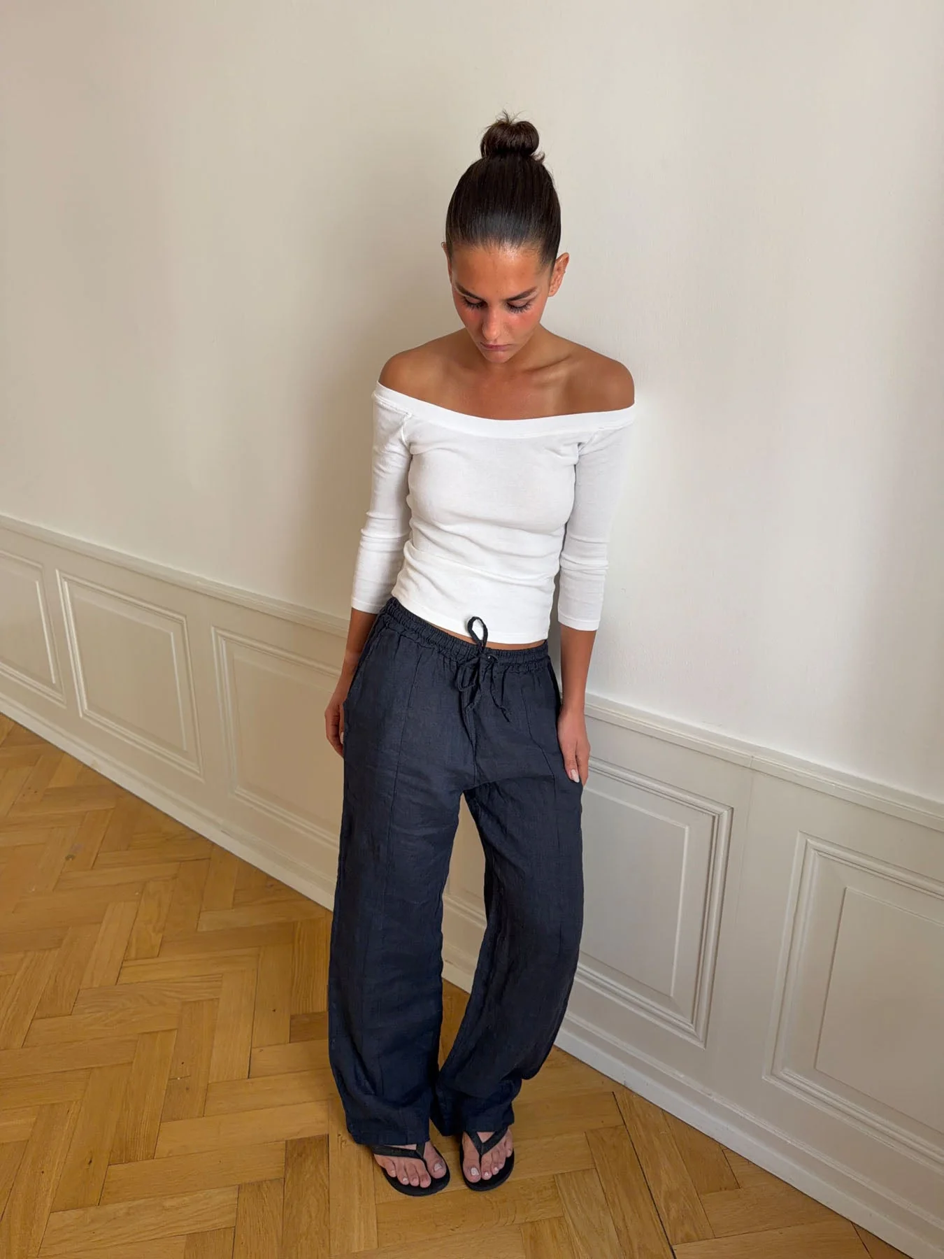 Signe linen pants - Blue 11 Signe linen pants - Blue