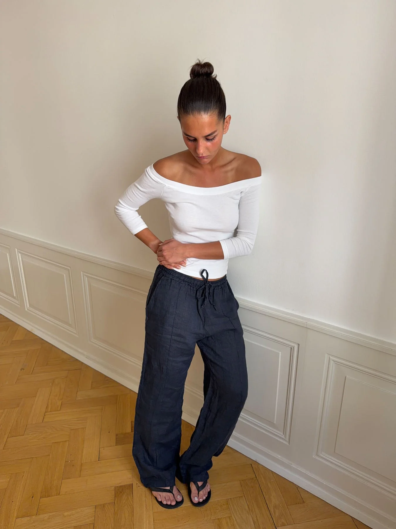 Signe linen pants - Blue 12 Signe linen pants - Blue