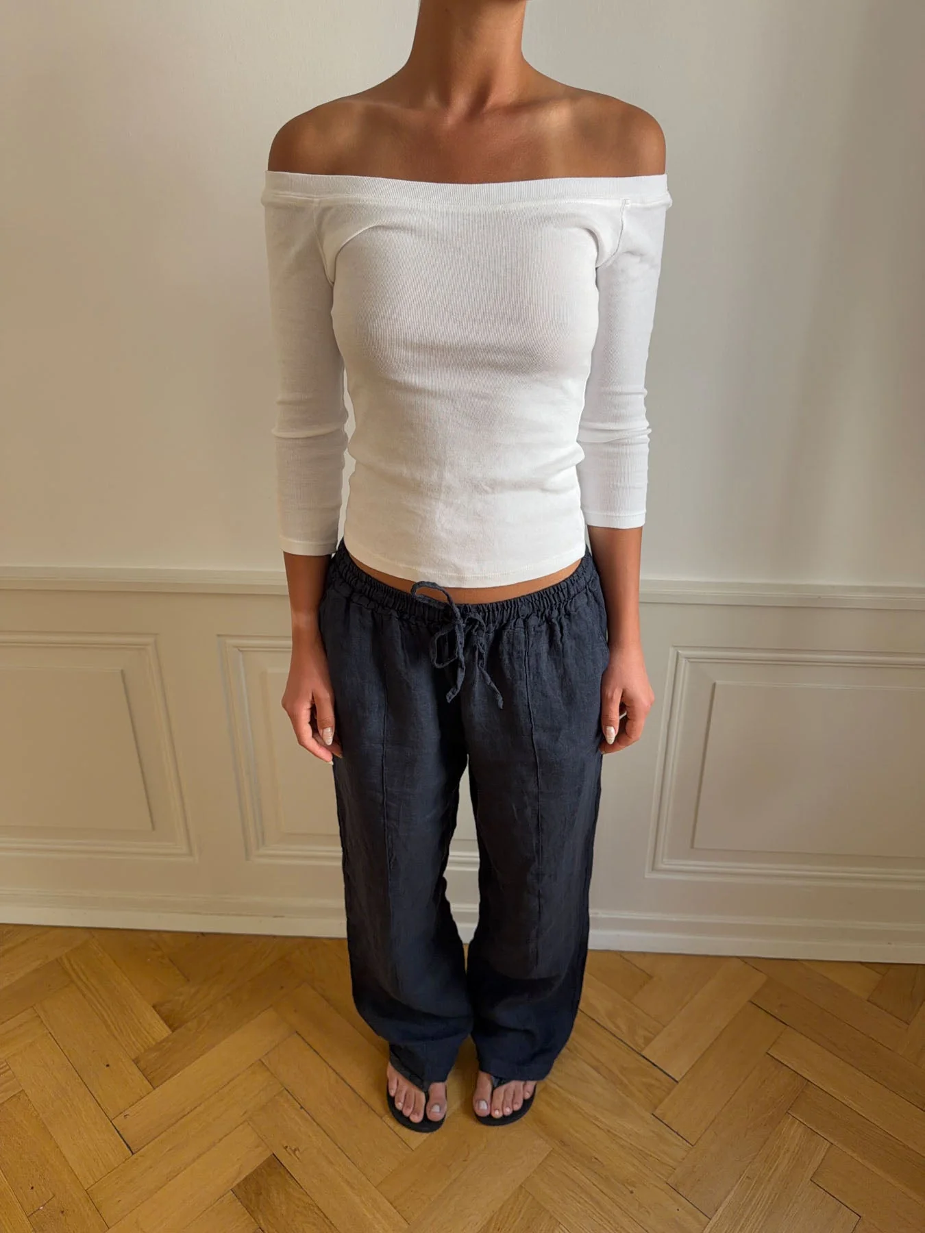 Signe linen pants - Blue 2 Signe linen pants - Blue
