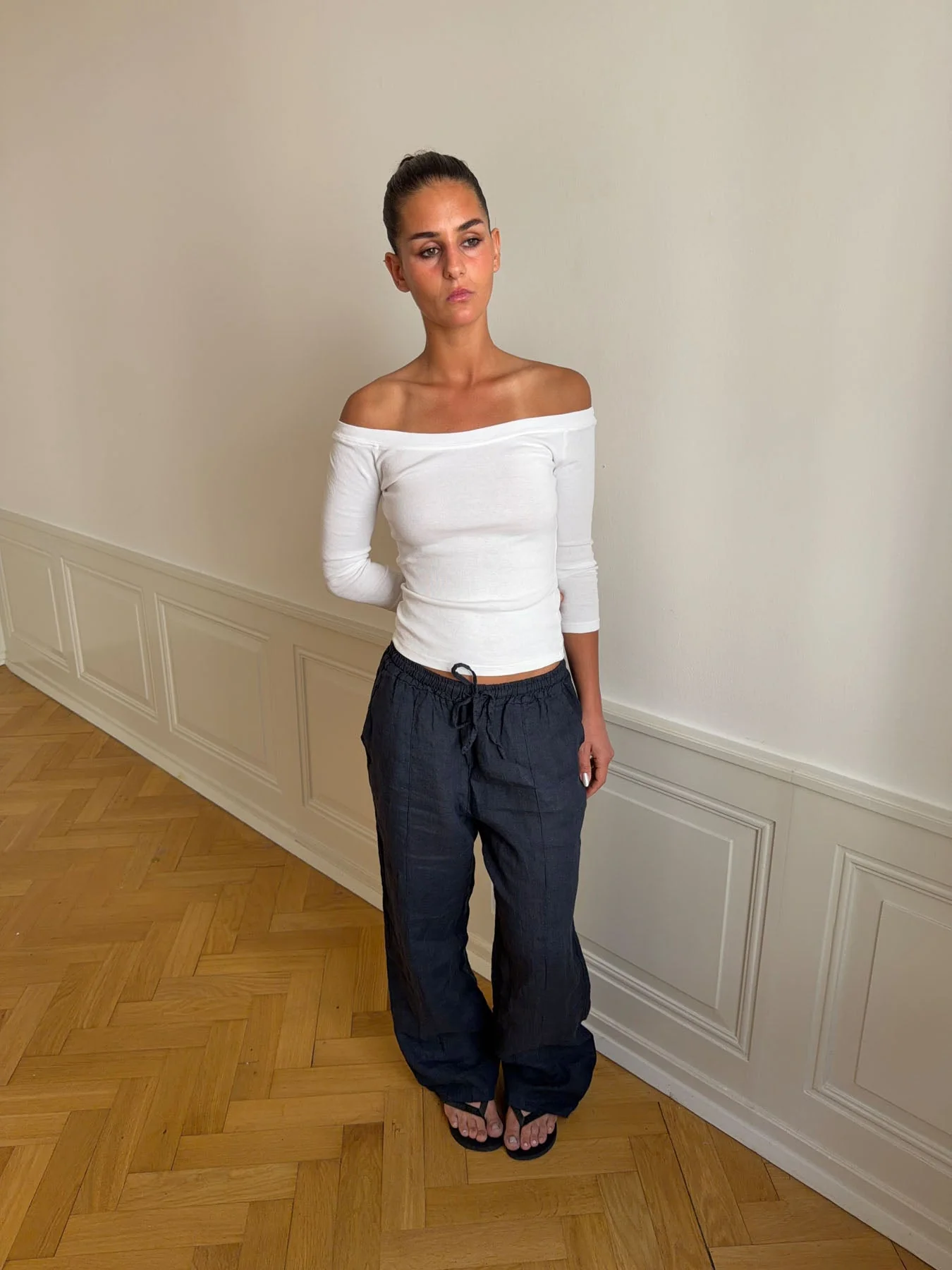 Signe linen pants - Blue 6 Signe linen pants - Blue