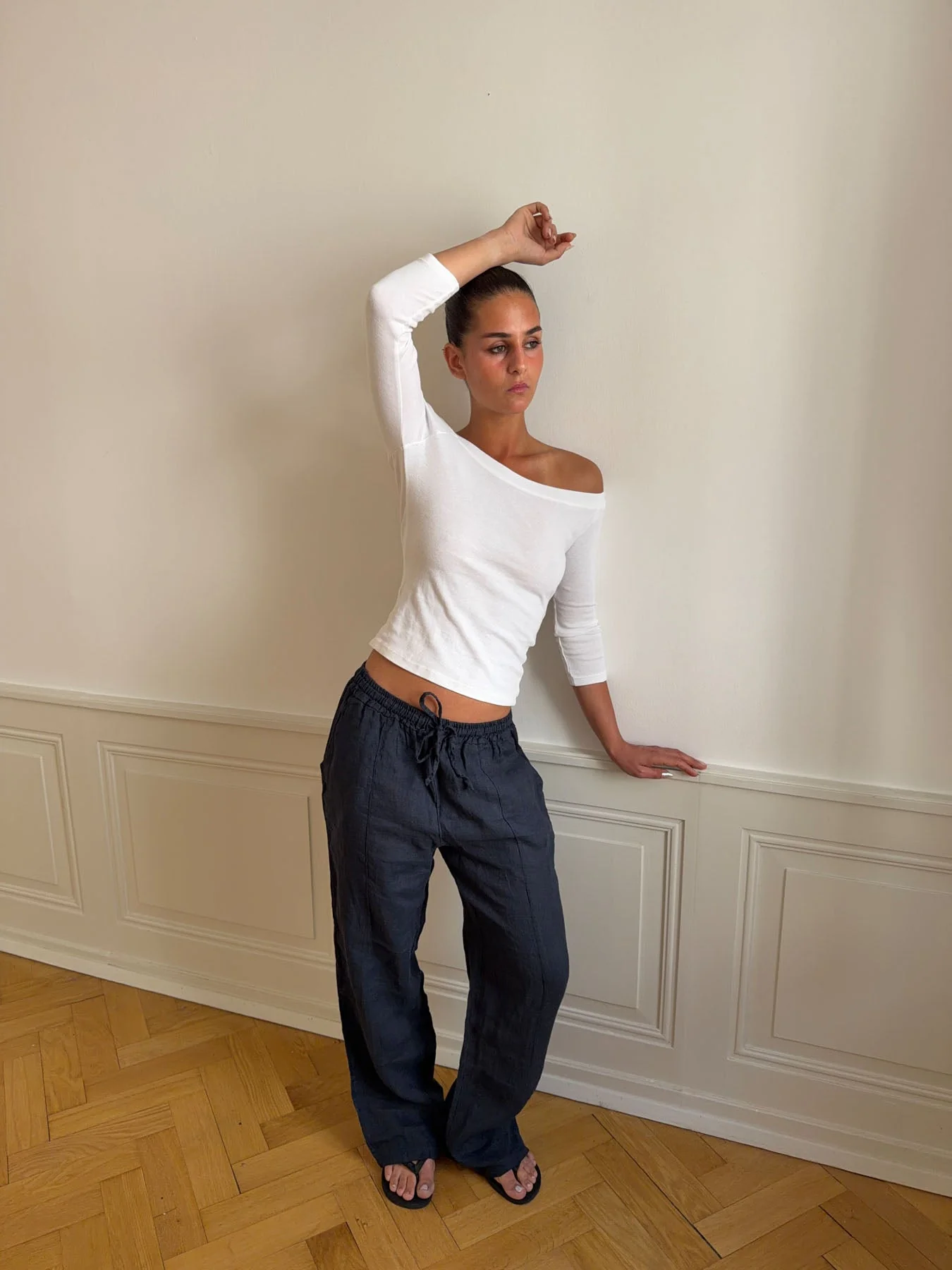 Signe linen pants - Blue 7 Signe linen pants - Blue