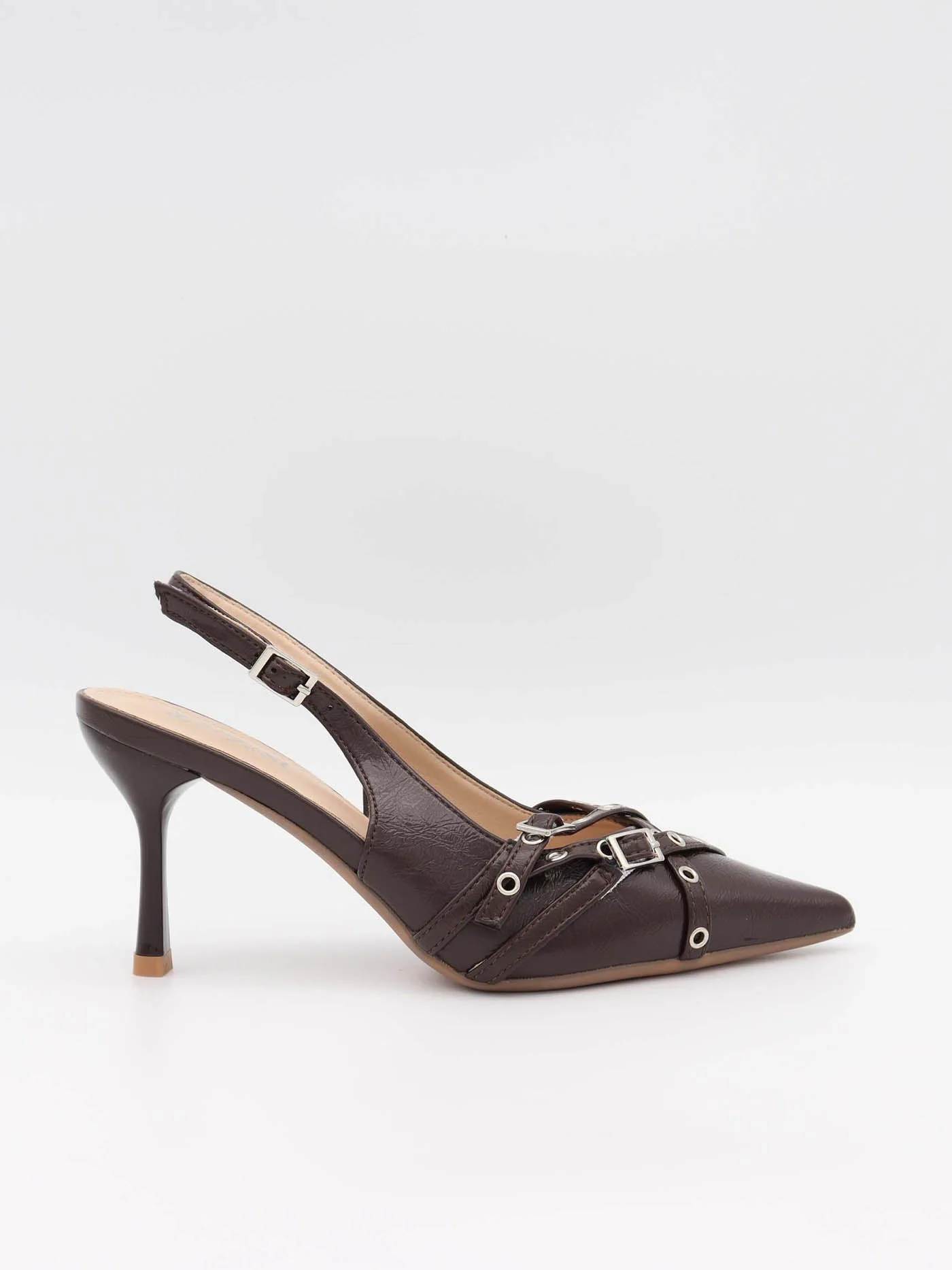 Kandy slingback heels - Brown 1 Kandy slingback heels - Brown