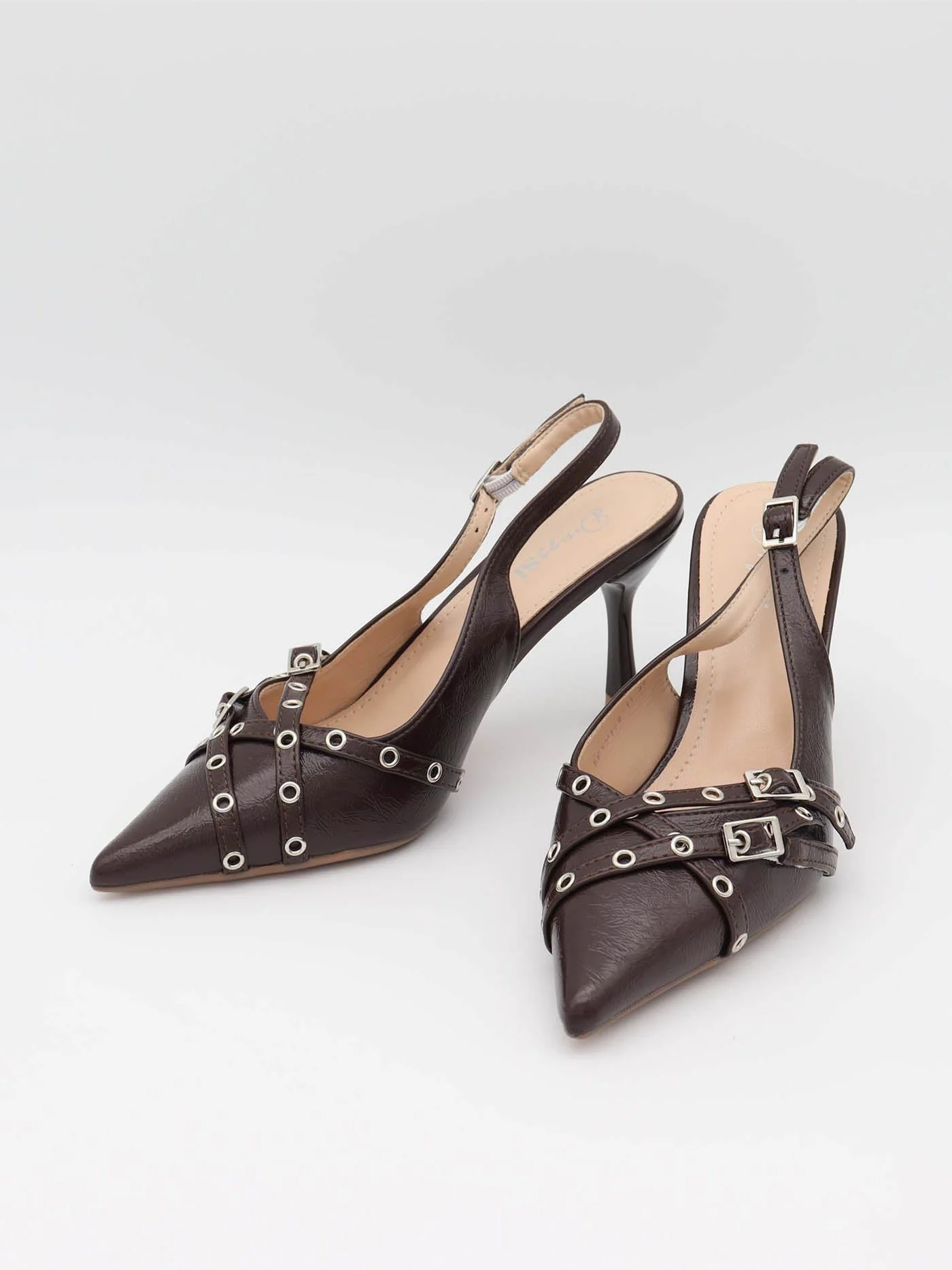 Kandy slingback heels - Brown 2 Kandy slingback heels - Brown