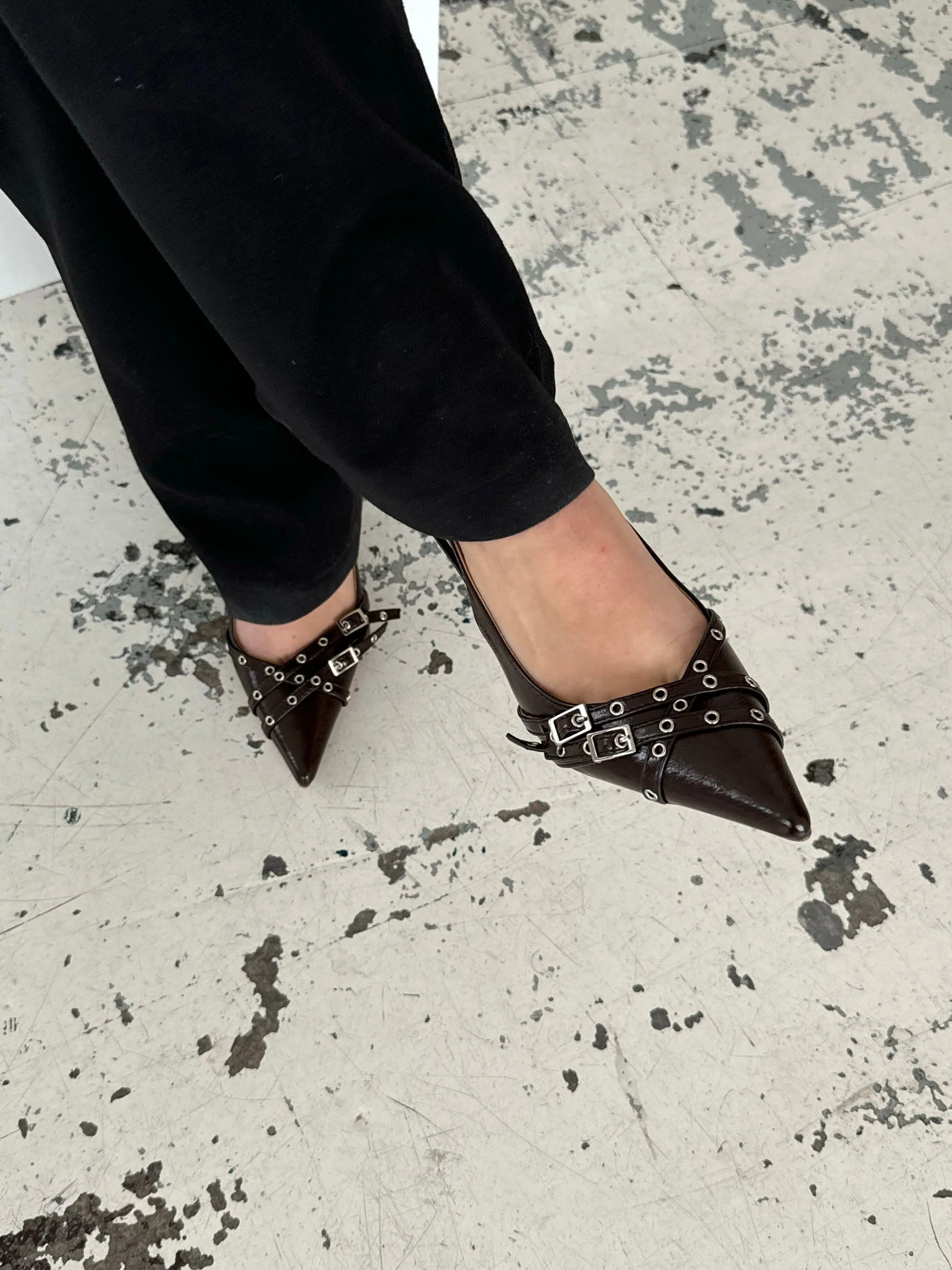 Kandy slingback heels - Brown 3 Kandy slingback heels - Brown