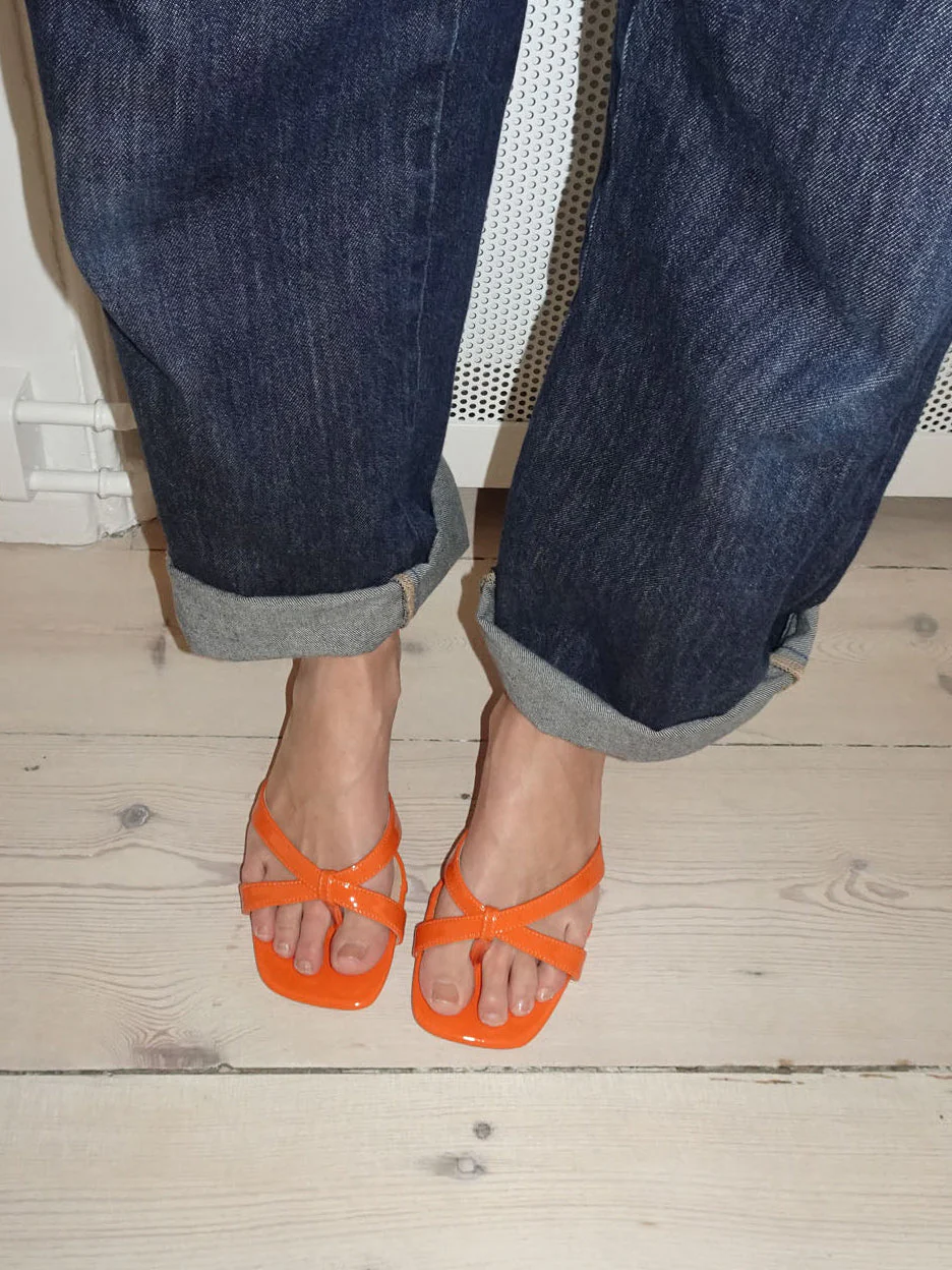 Joule heeled sandals - Orange 9 Joule heeled sandals - Orange