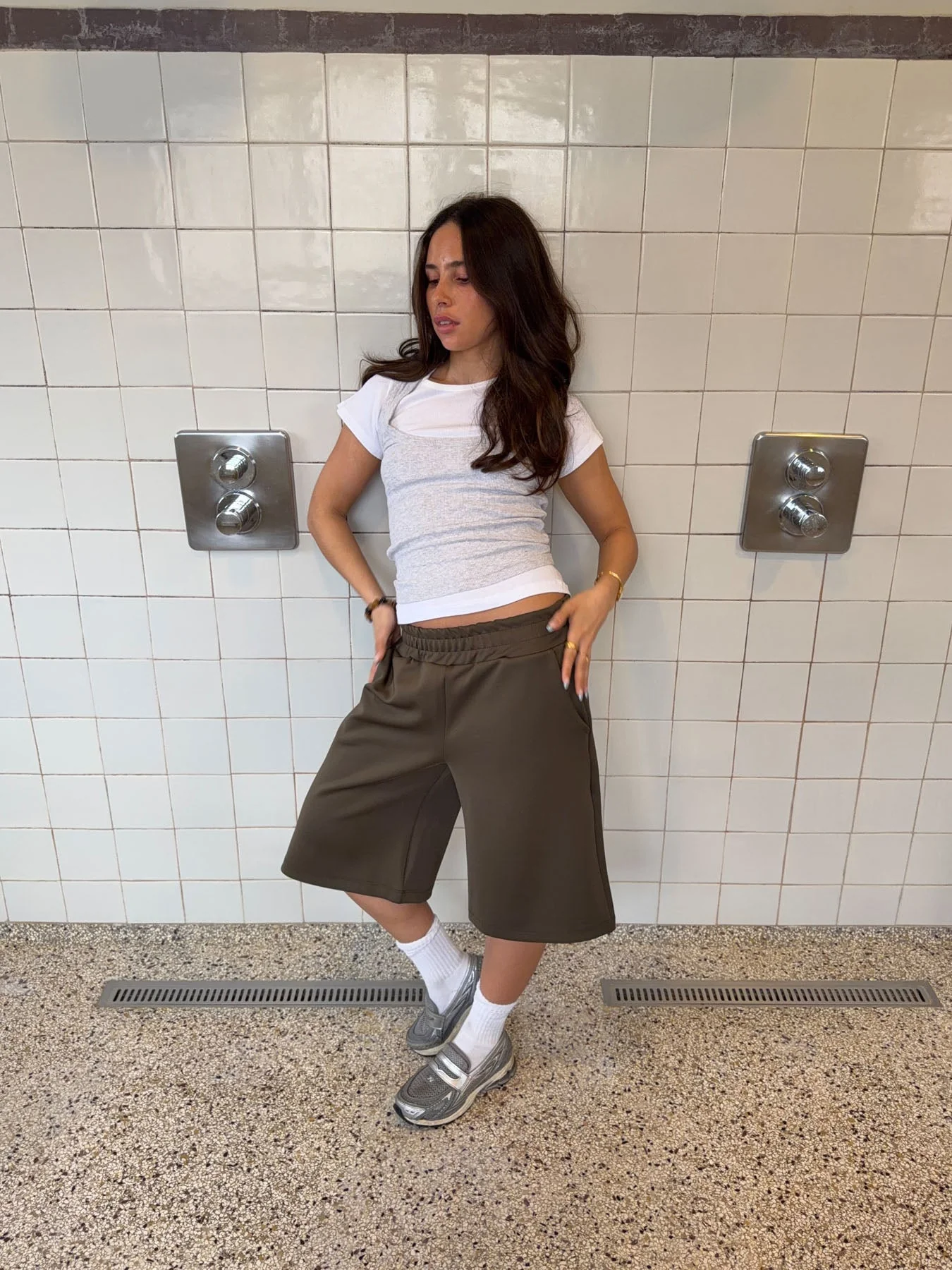 Kaline bermudashorts - Khaki
