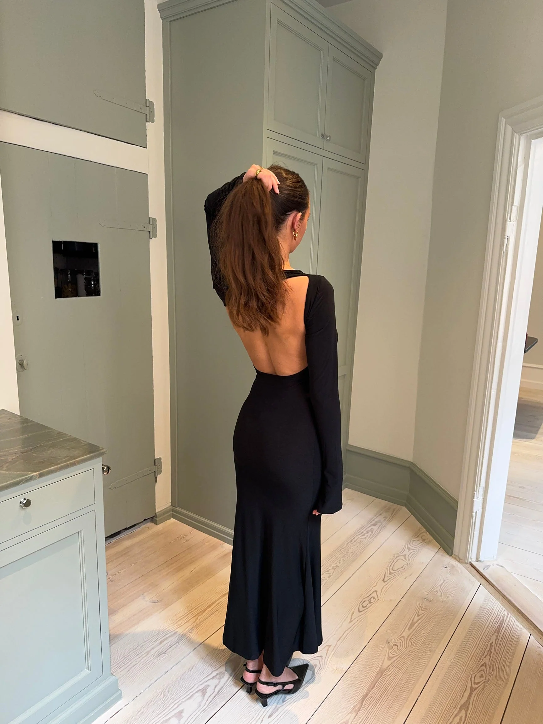 Lisa maxi dress - Black 3 Lisa maxi dress - Black