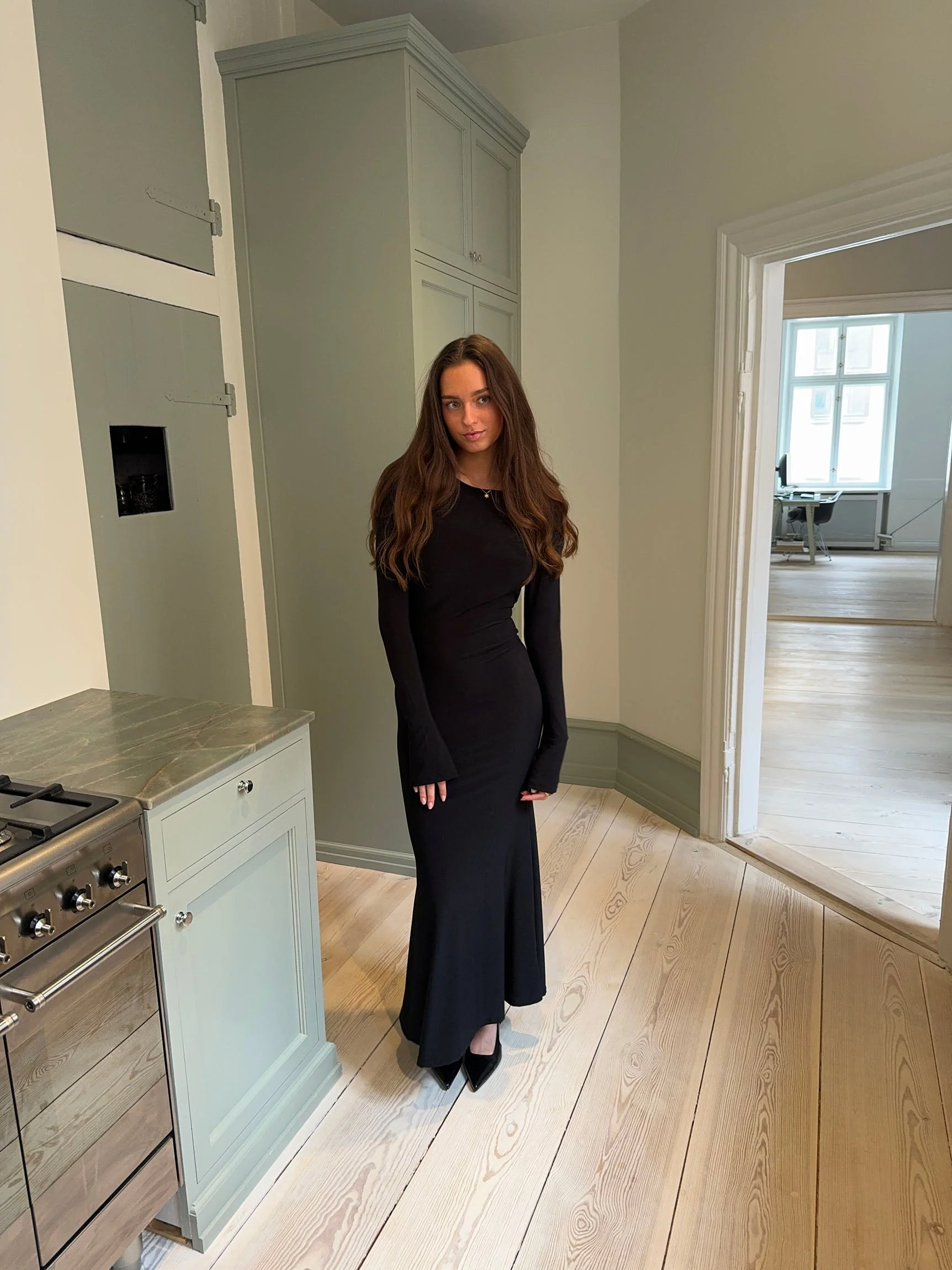 Lisa maxi dress - Black 7 Lisa maxi dress - Black