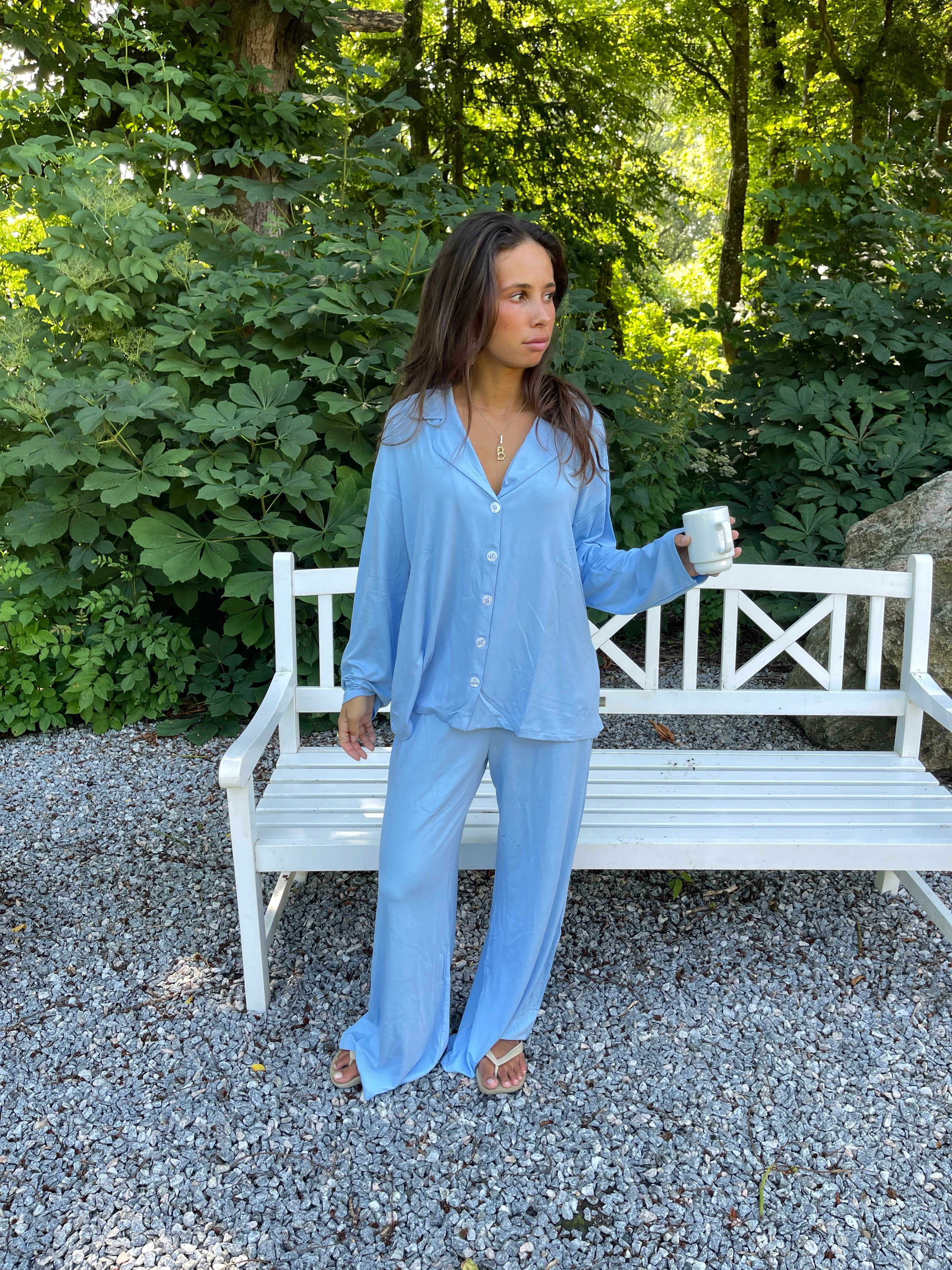 Laura pyjamas shirt - Light blue 12 Laura pyjamas shirt - Light blue