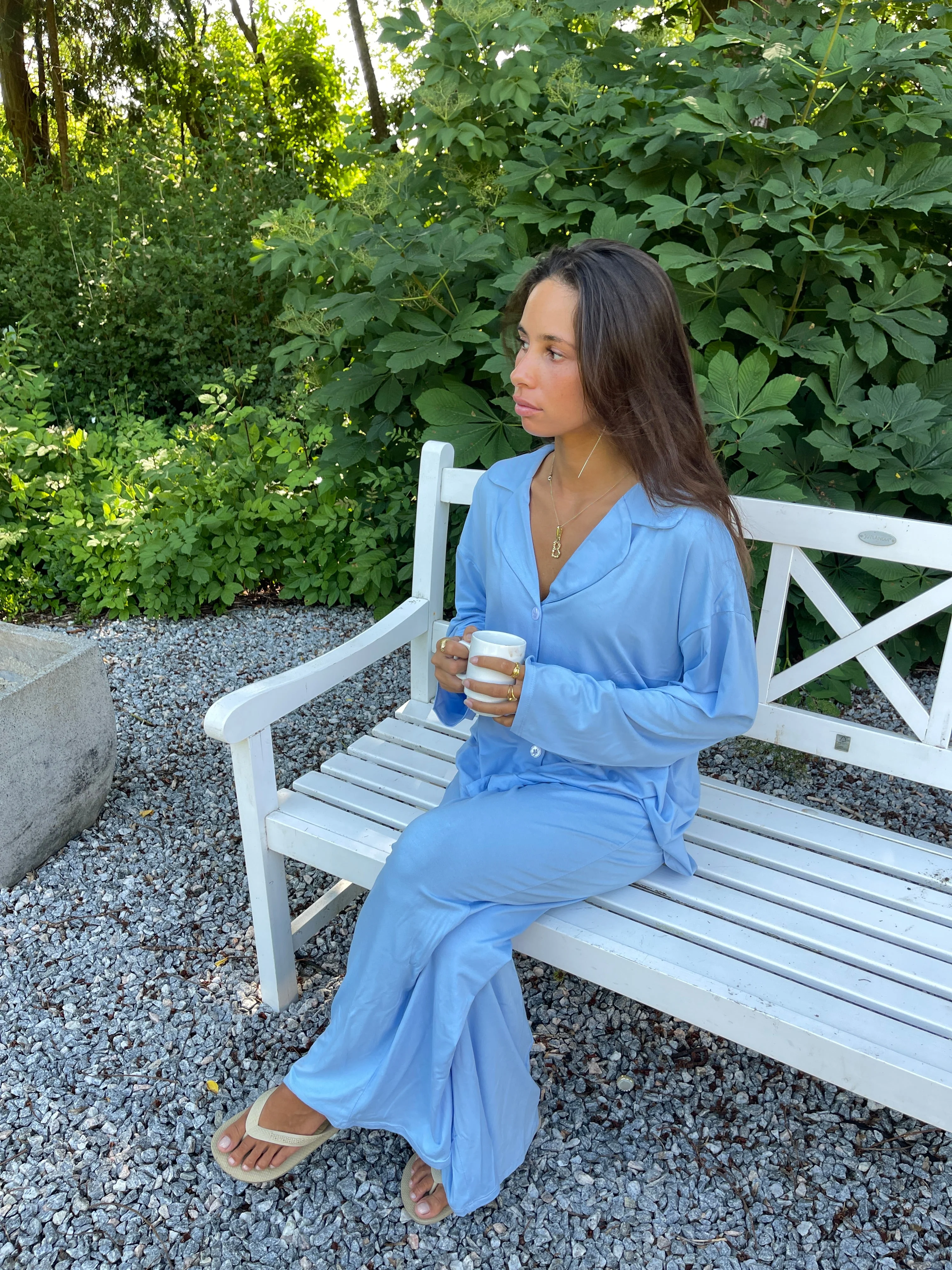 Laura pyjamas shirt - Light blue 7 Laura pyjamas shirt - Light blue