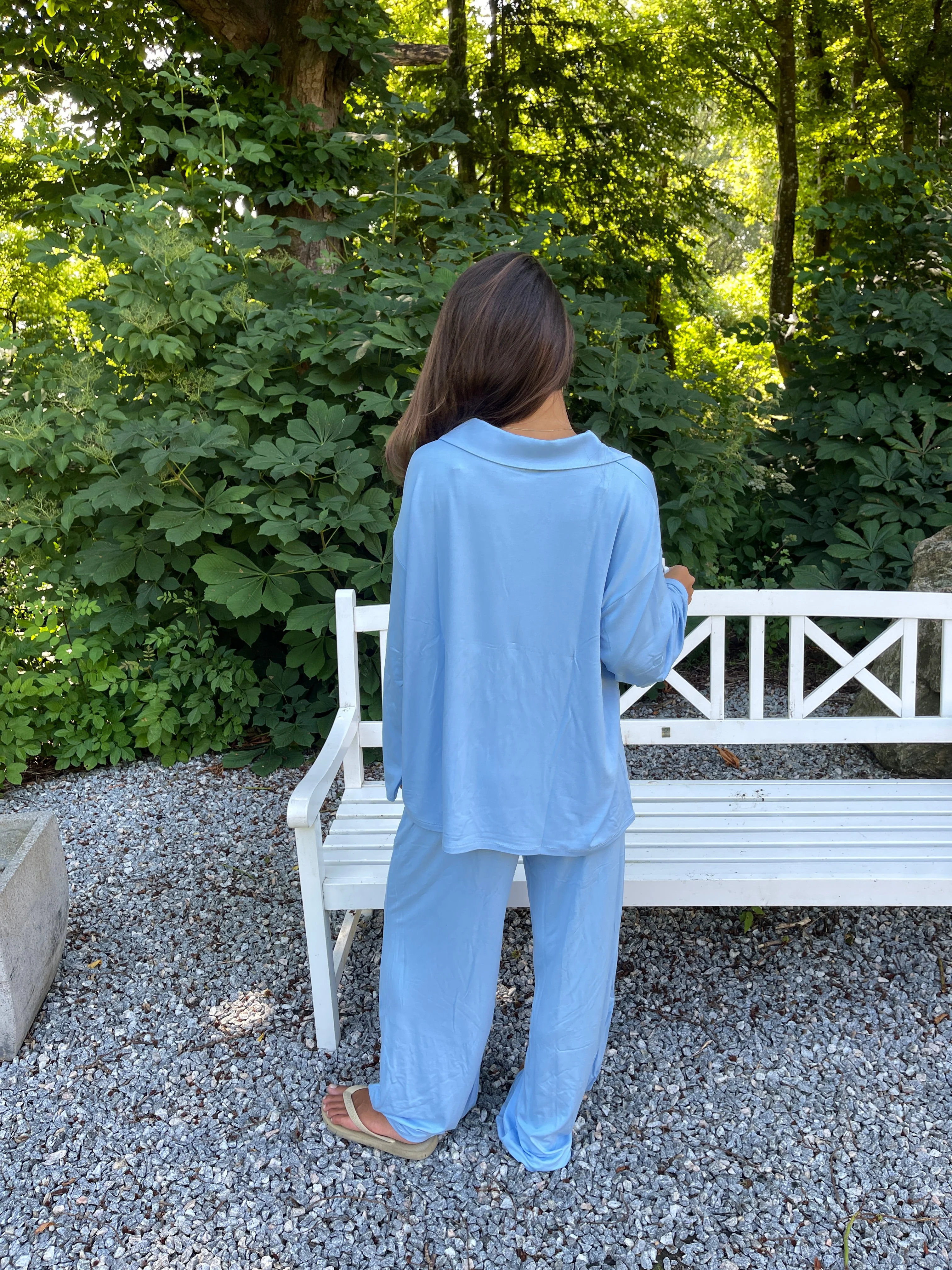 Laura pyjamas shirt - Light blue 8 Laura pyjamas shirt - Light blue