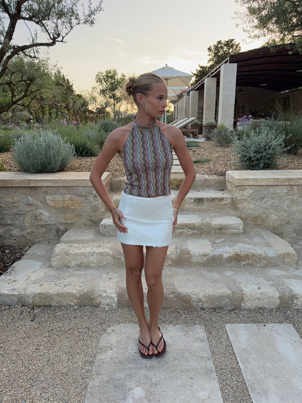 Liah halterneck top with glitter - Multicolored 9 Liah halterneck top with glitter - Multicolored