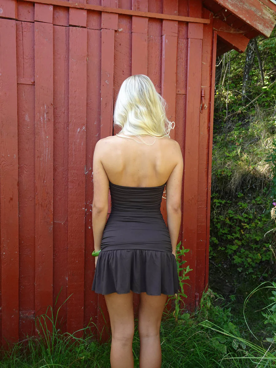Lollie mini dress - Brown 3 Lollie mini dress - Brown