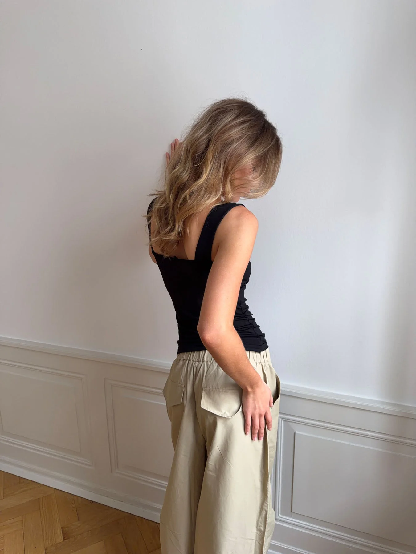 Mandaline top with lace detail - Black 7 Mandaline top with lace detail - Black
